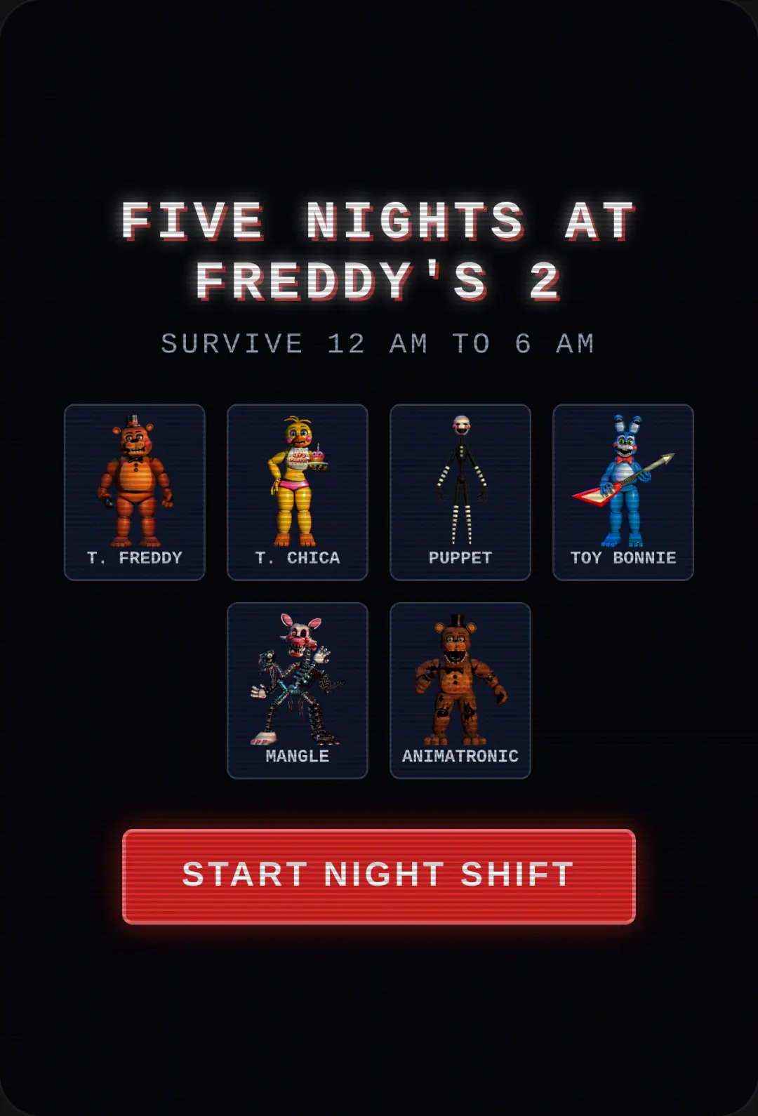 Five Nights at Freddy's 2 cover