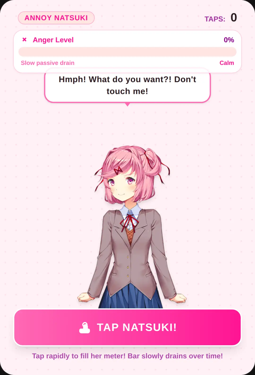 Natsuki Rage Tap cover