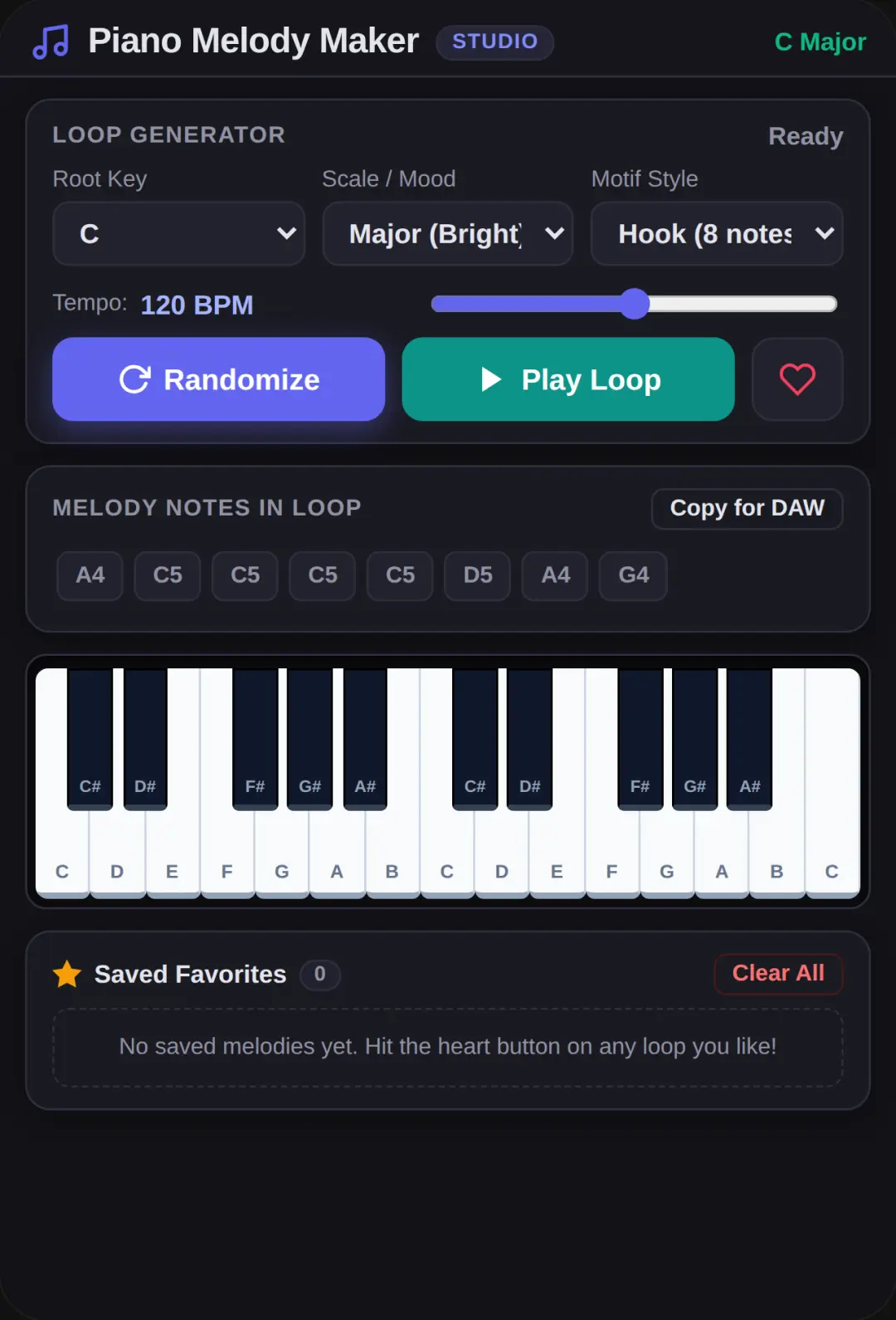 Piano Melody Maker cover