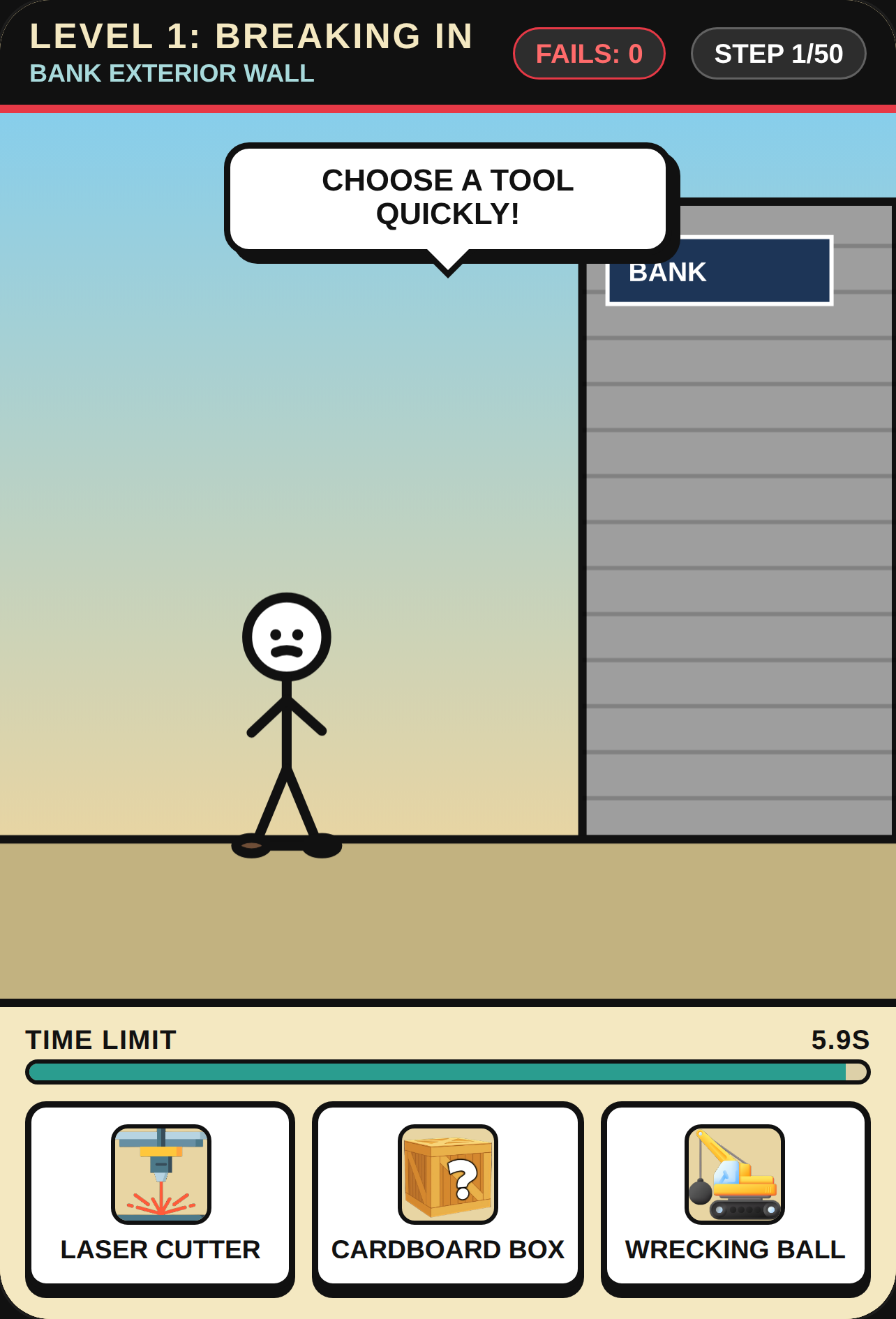 Henry Stickman: Breaking the Bank cover