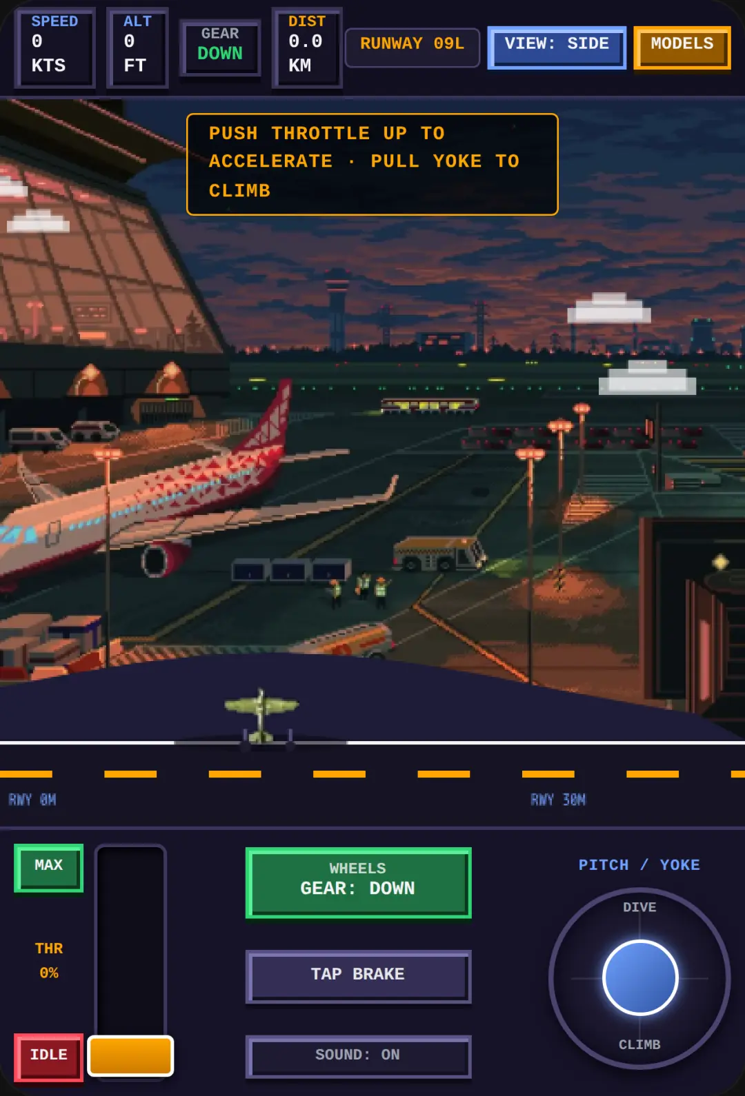Retro Pixel Flight Sim cover