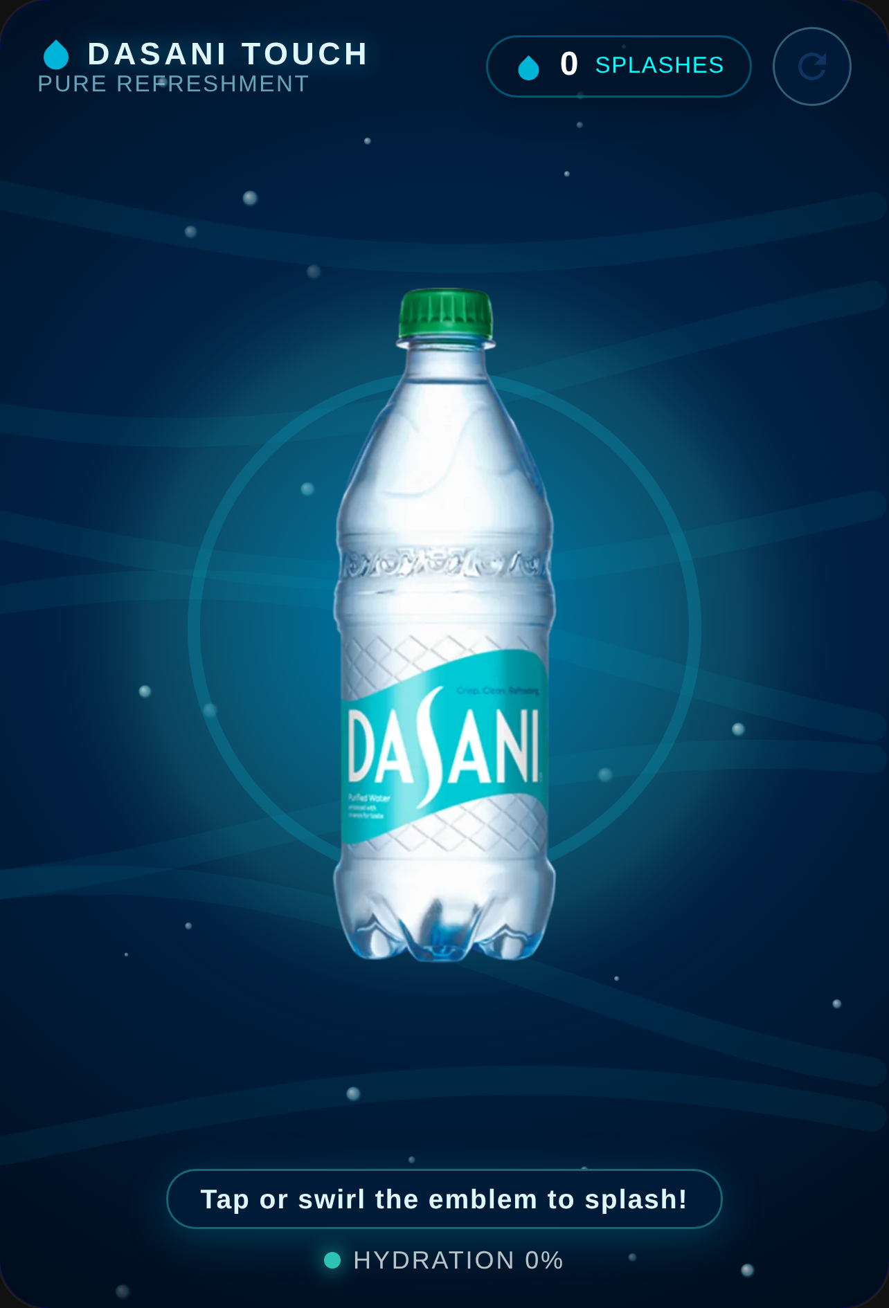 Dasani Touch cover