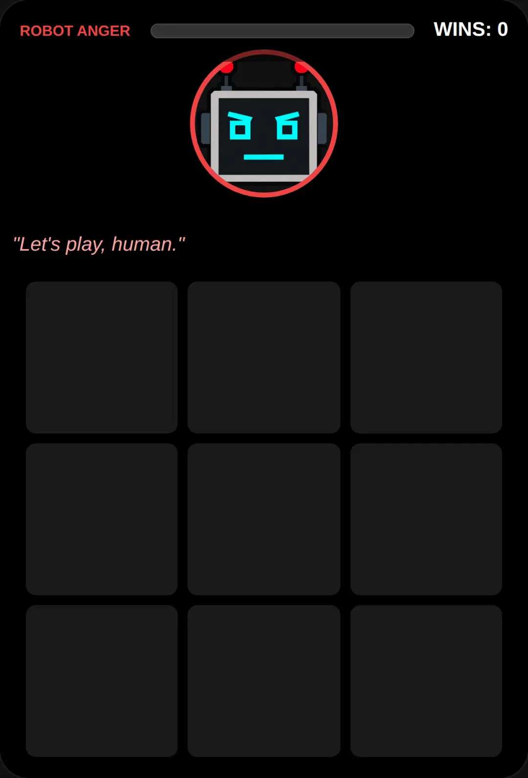Angry Robot Tic-Tac-Toe cover