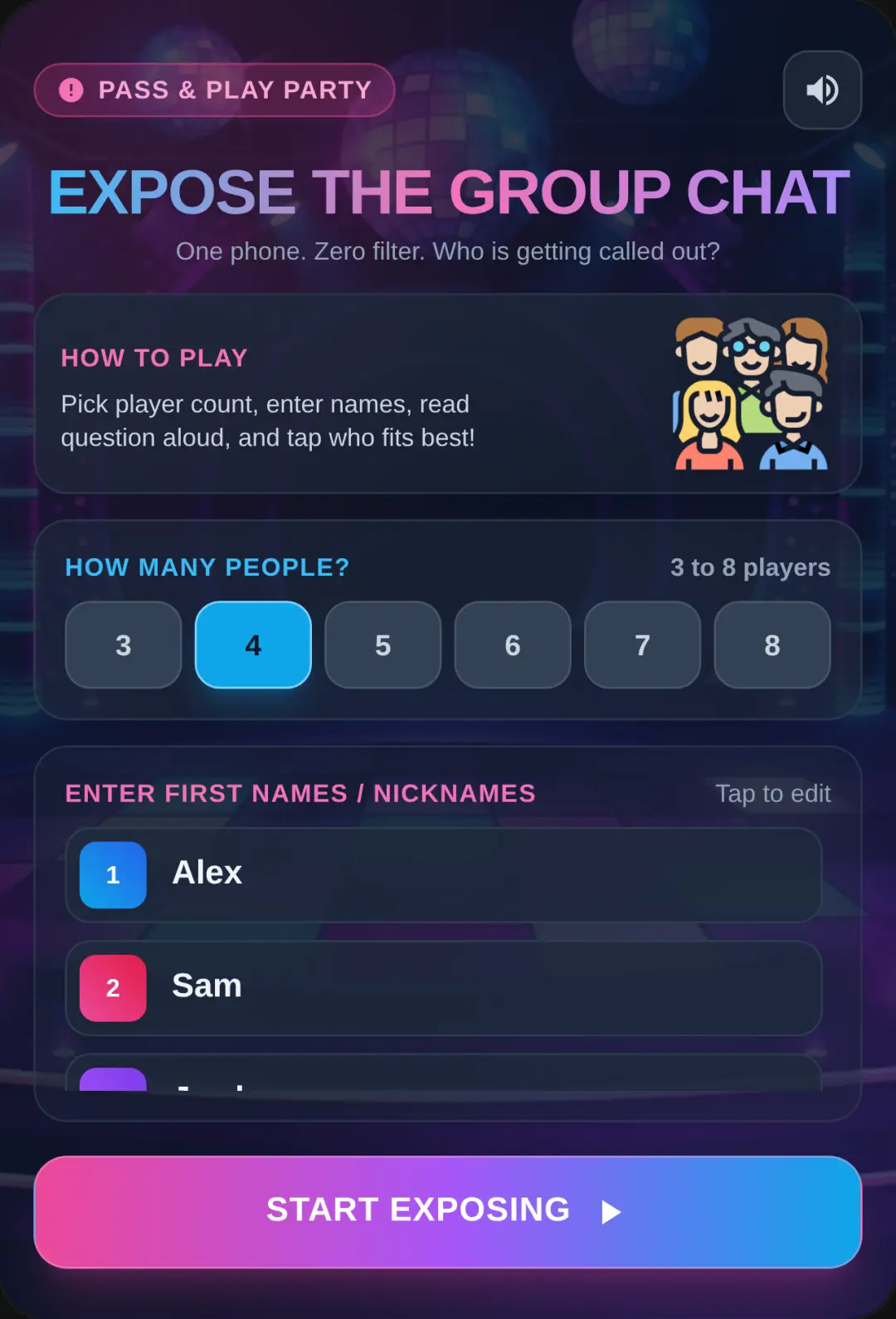 EXPOSE THE GROUP CHAT cover