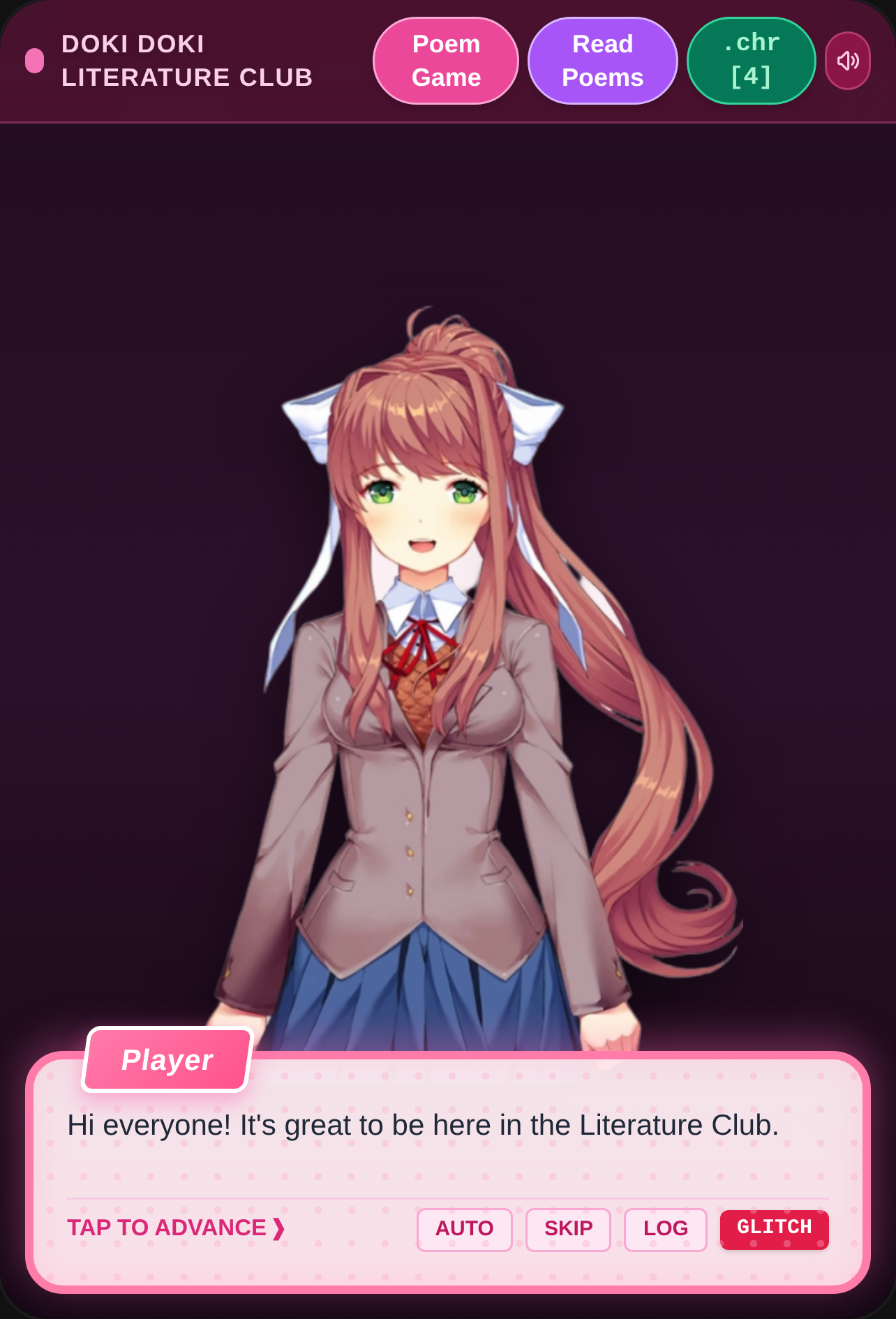 Doki Doki Literature Club - do not mind Yuri's design cover