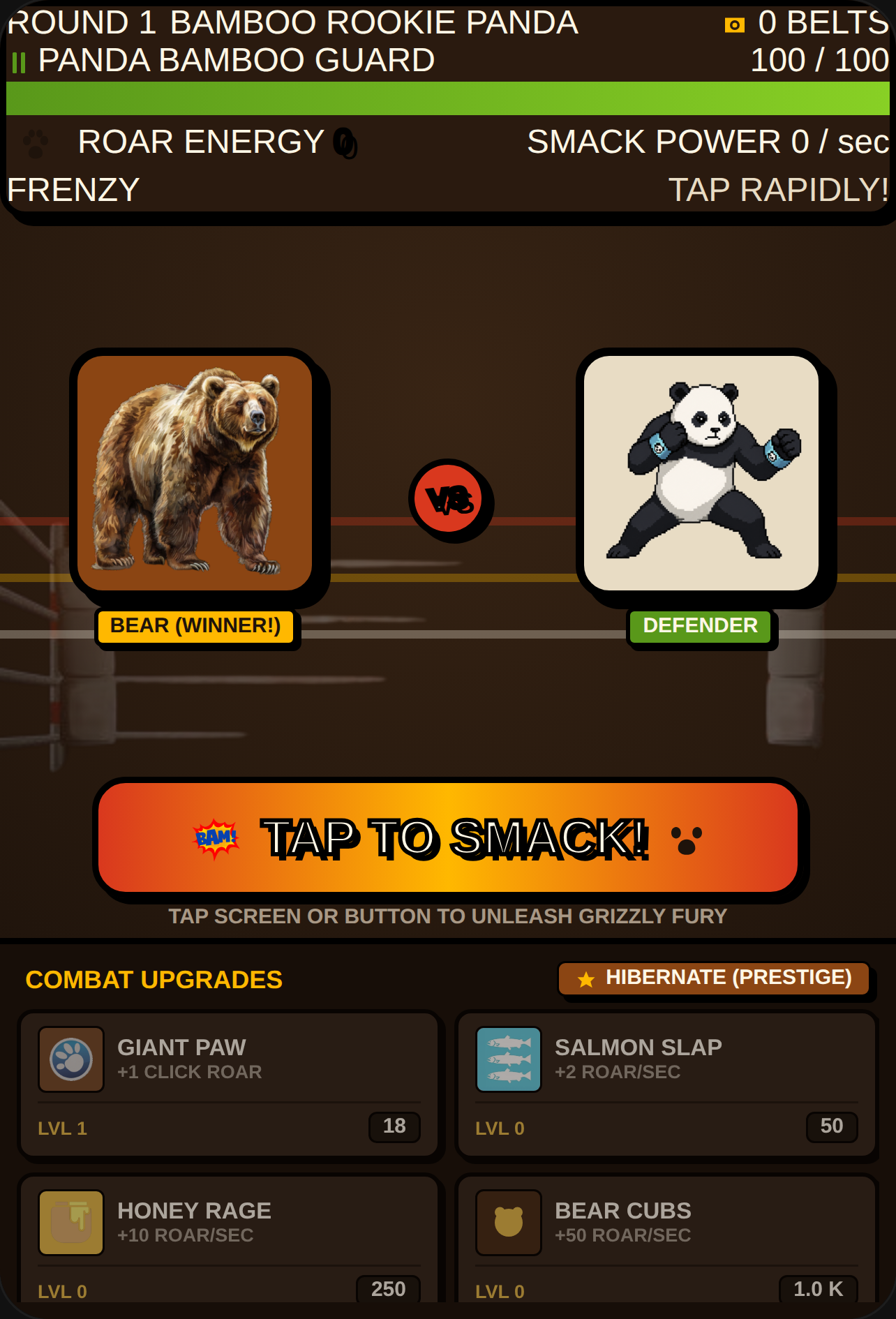Bear vs Panda - Bear WINS cover