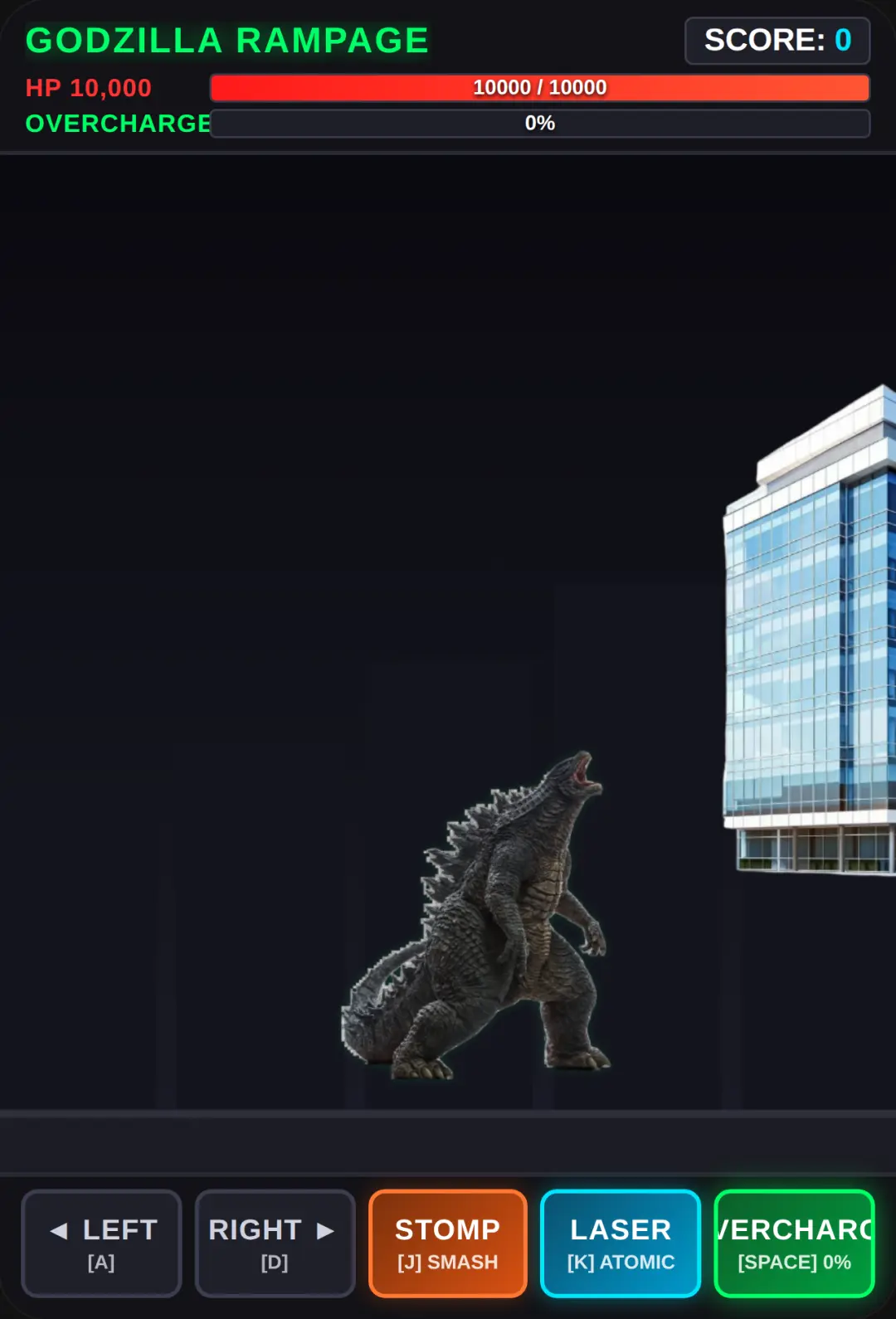 Godzilla City Rampage cover