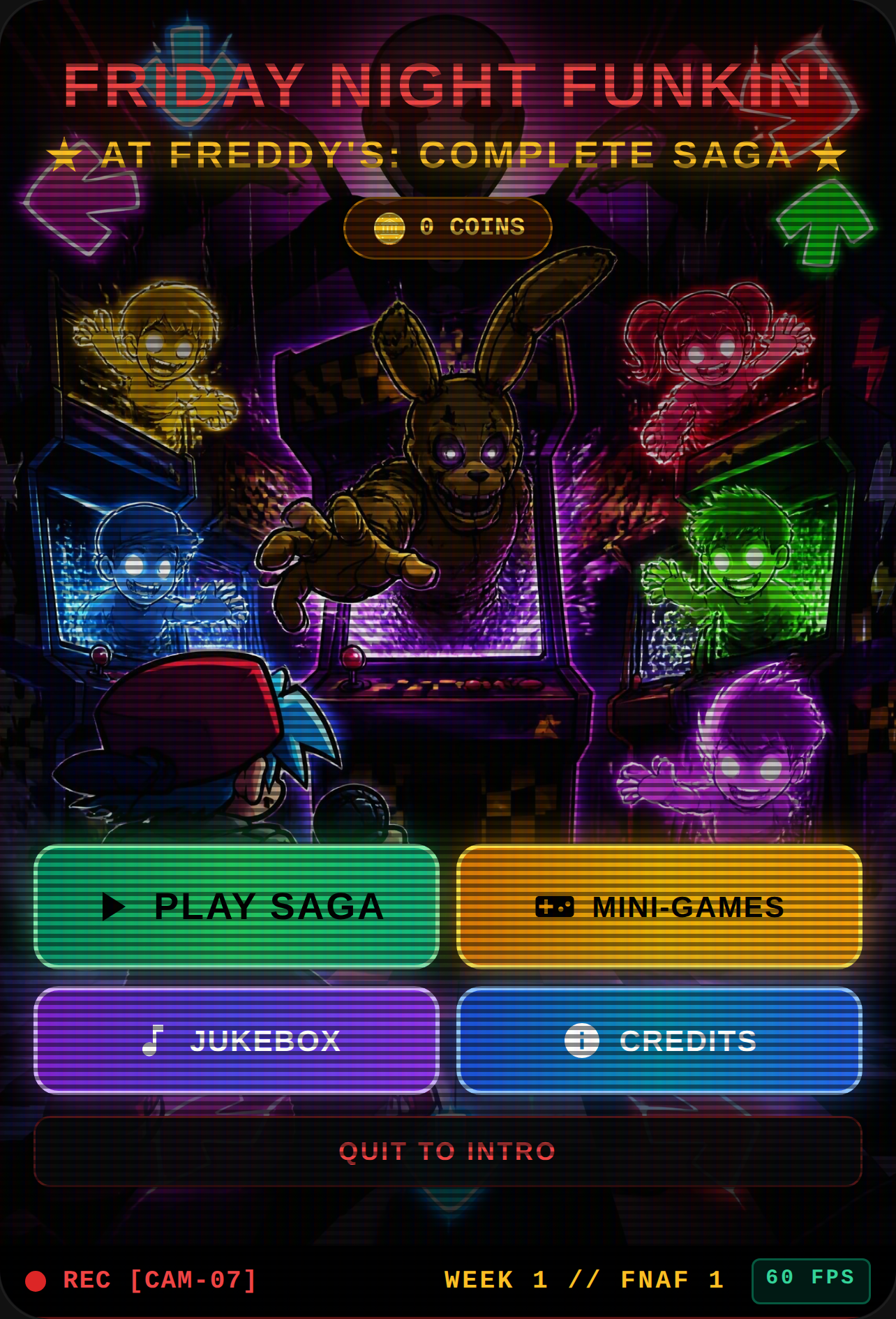 FNaF x FNF: The Complete Saga cover