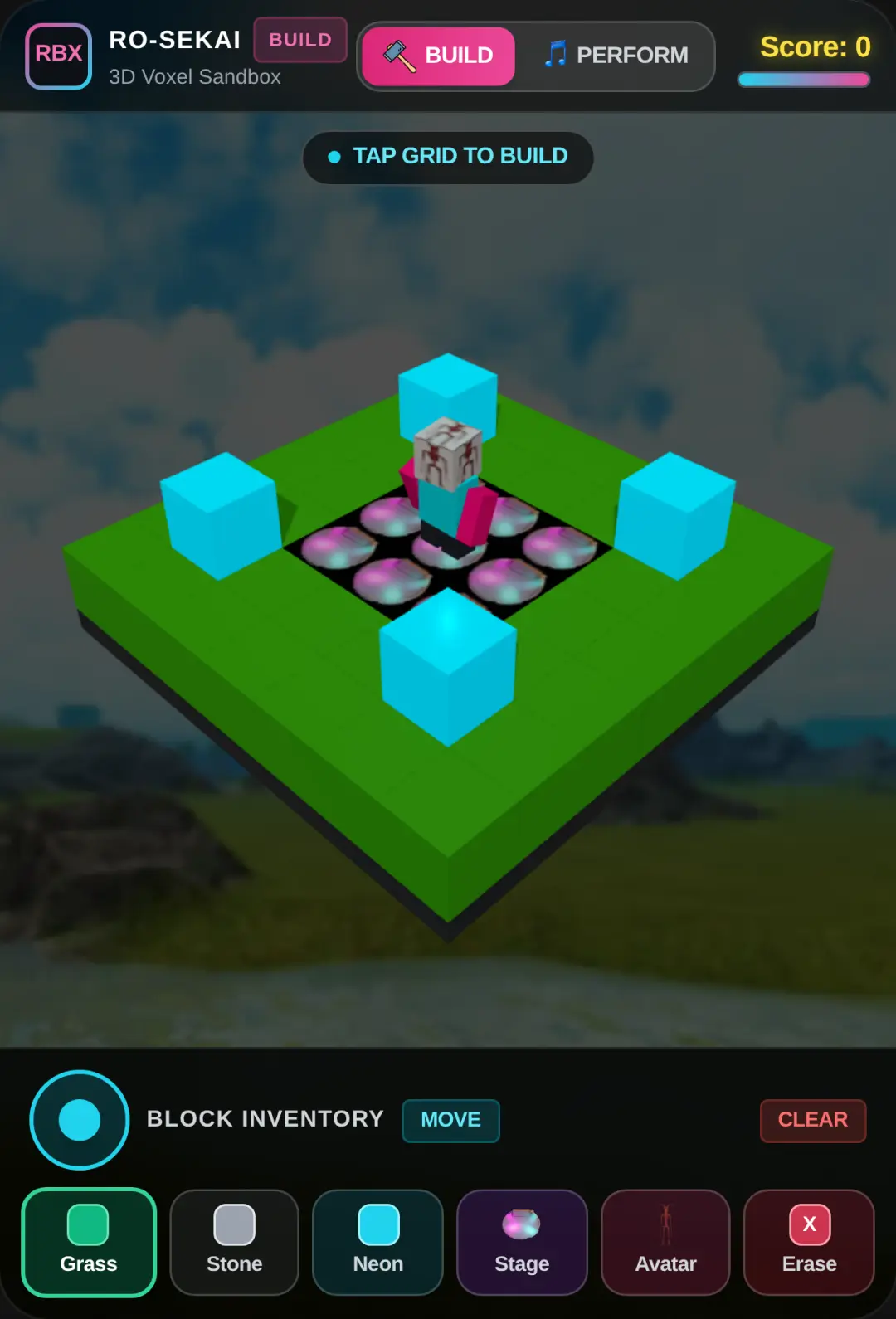 RO-SEKAI VOXEL WORLD cover