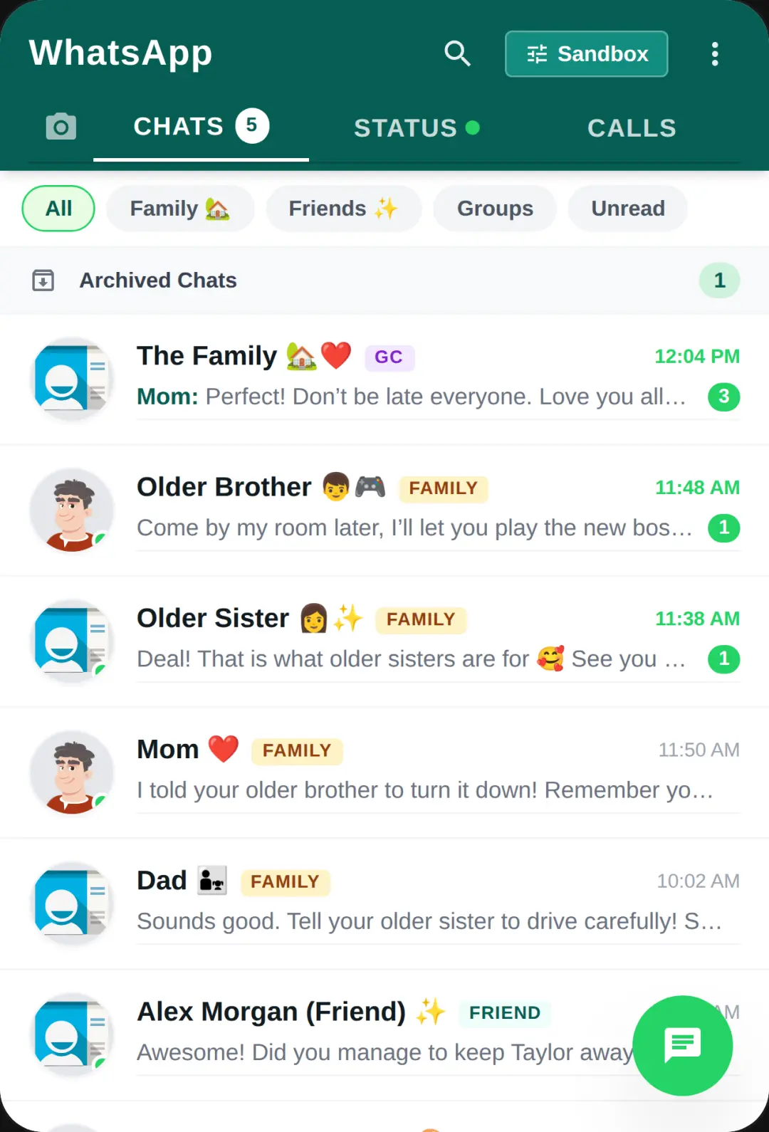 WhatsApp Chat Sandbox cover
