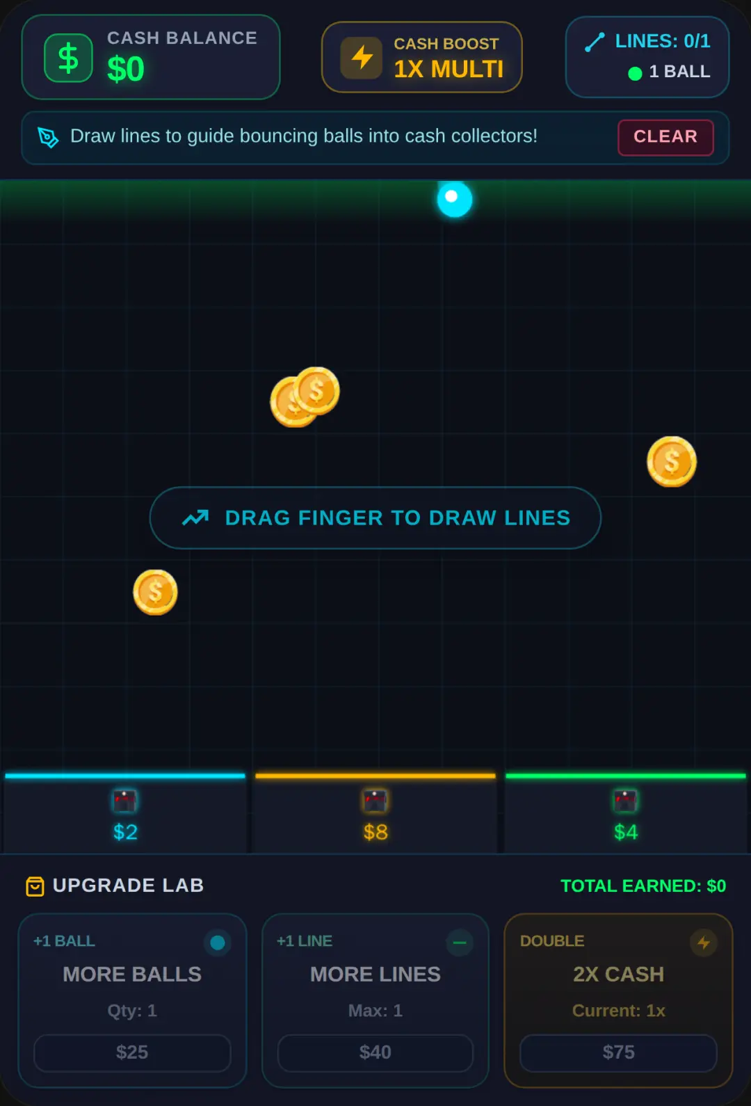 Line Cash Drop cover