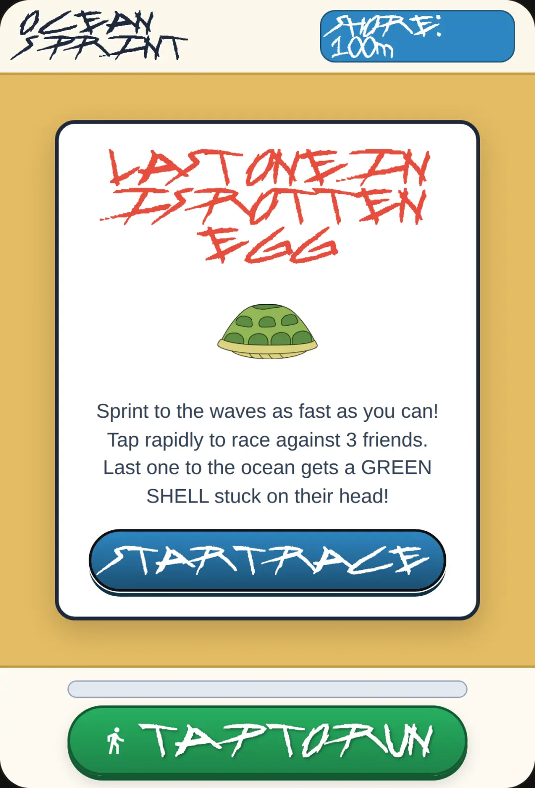 Last one to get in the ocean is Rotten egg cover