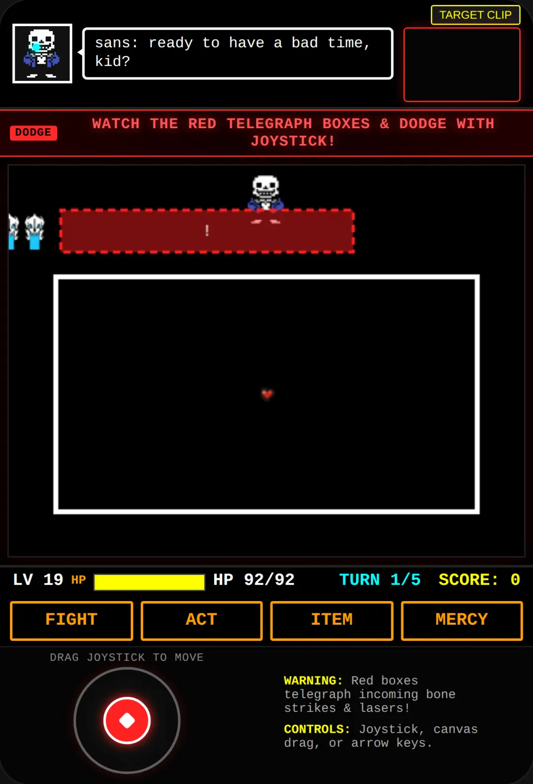 Sans Boss Fight - Undertale Dodge cover