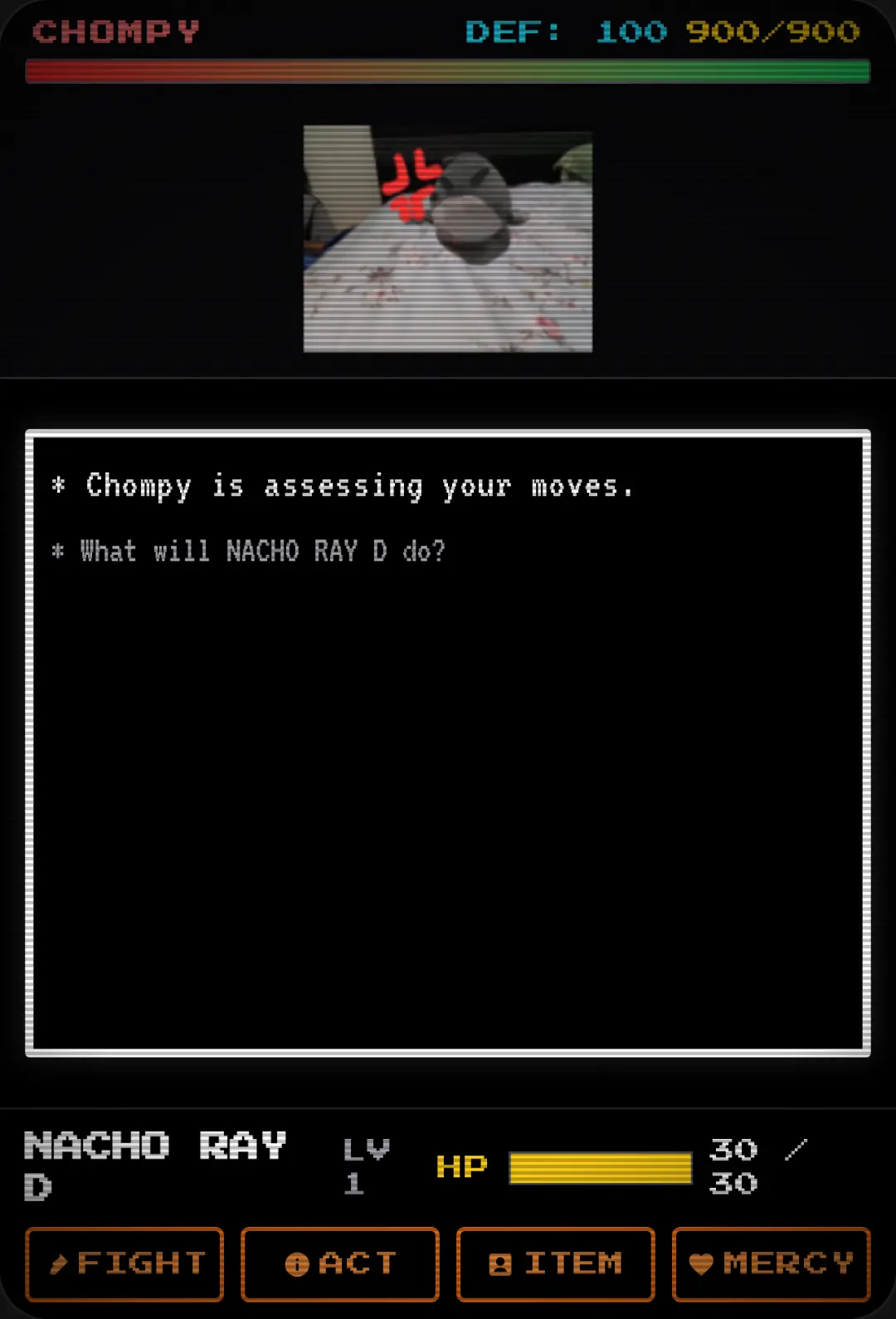 NACHO RAY D vs CHOMPY cover