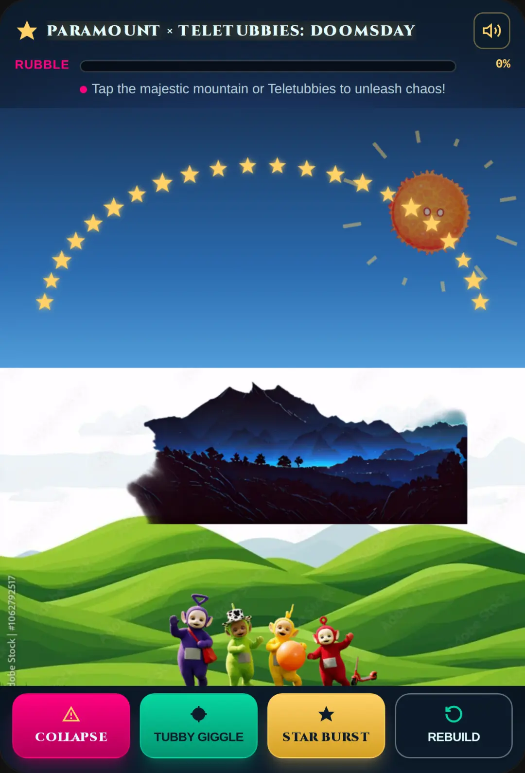 Paramount × Teletubbies: Doomsday cover