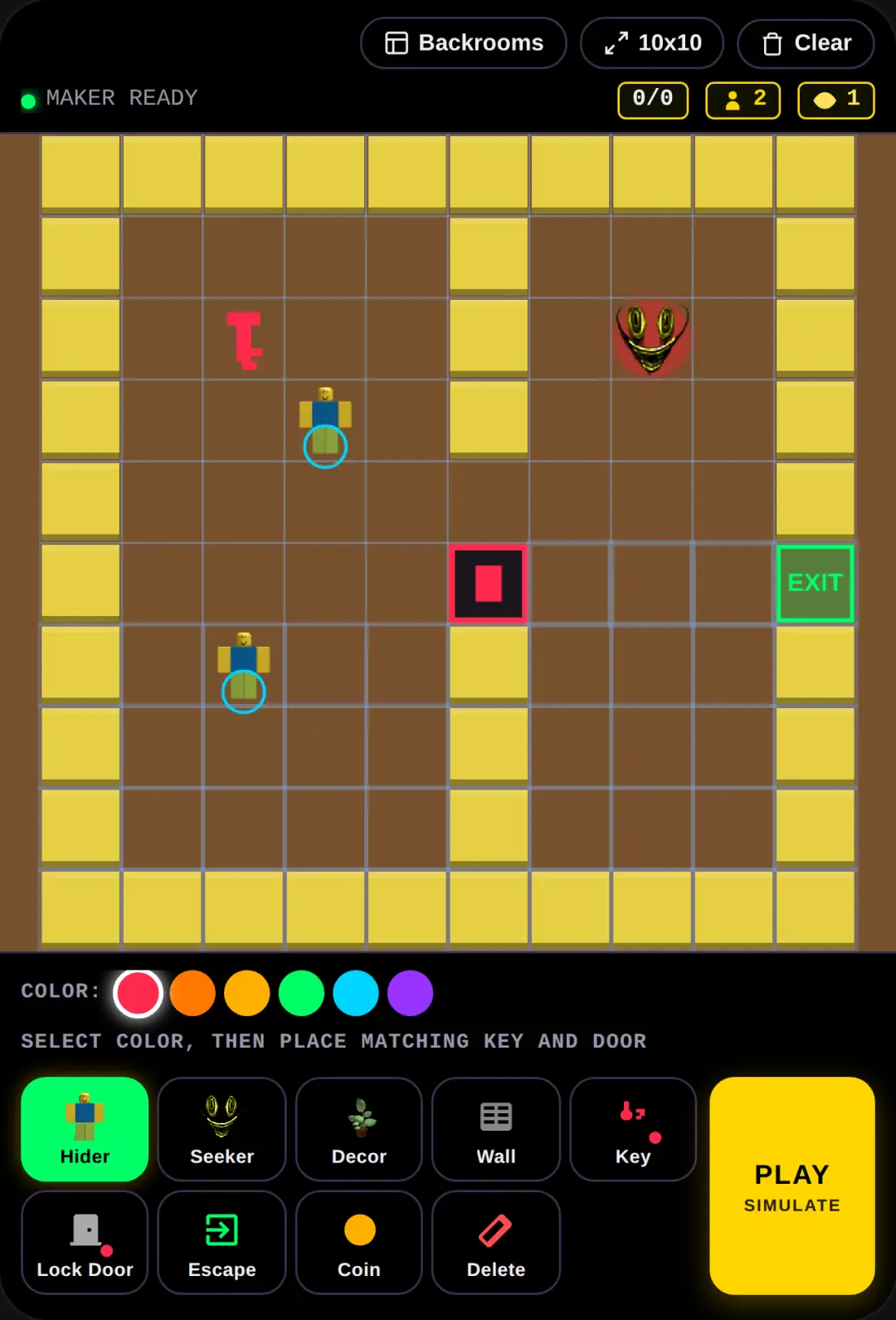 Hide & Seek Maker ( Update 2! ) ( My first test game ) cover