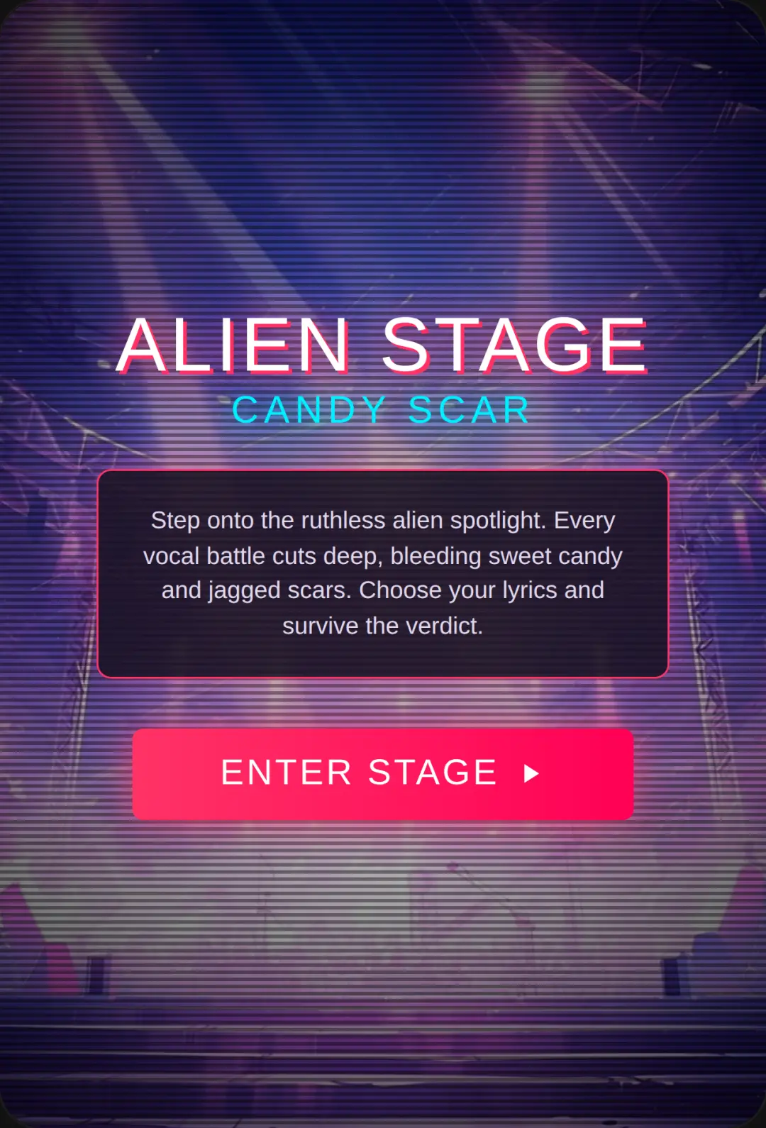 Alien Stage: Candy Scar cover