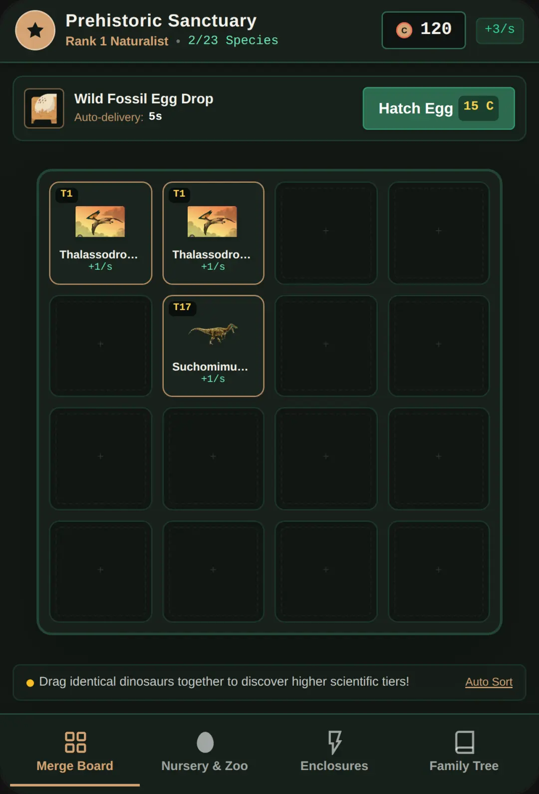 Prehistoric Field Sanctuary - Dinosaur Merging Codex cover