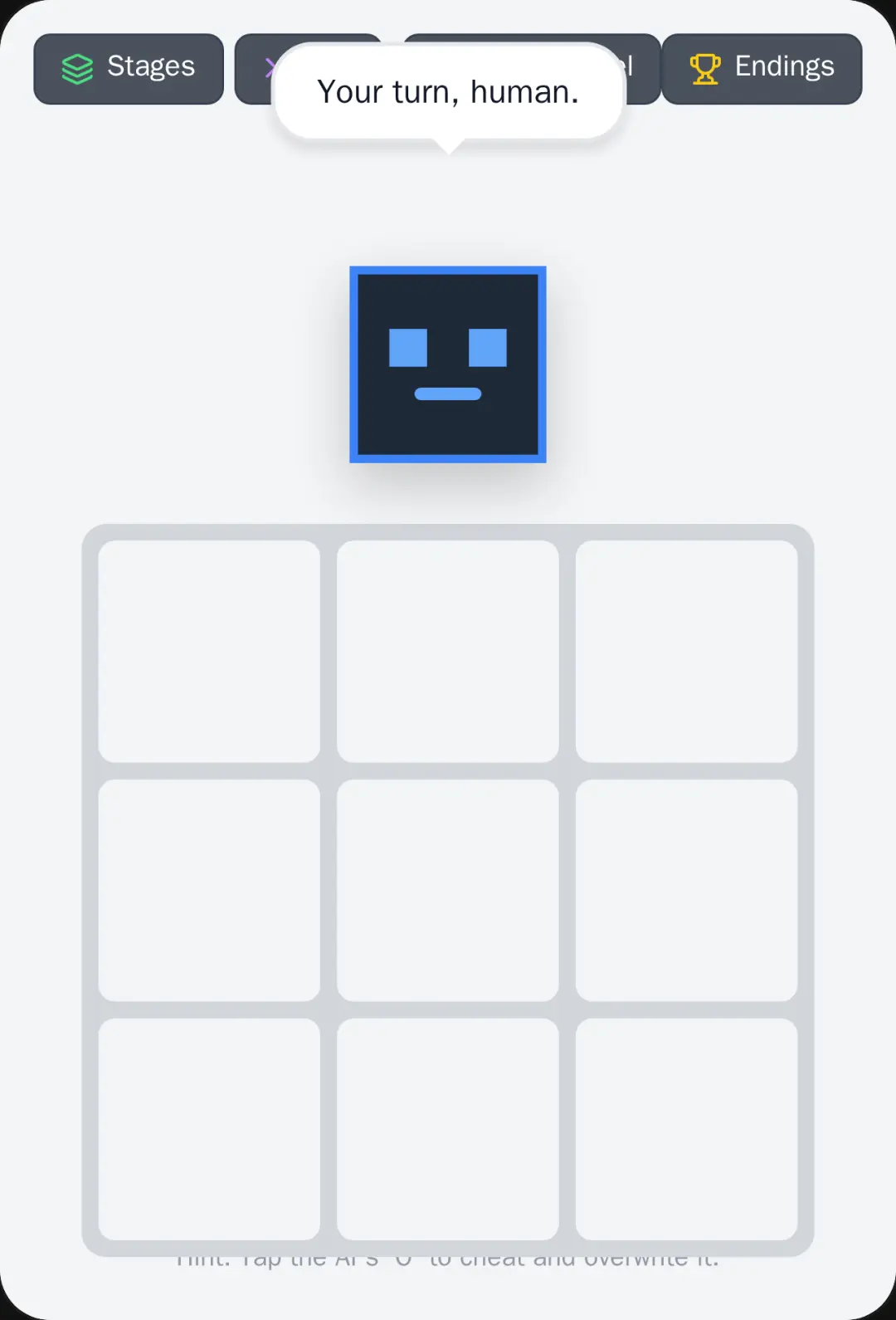 rogue AI Tic-Tac-toe [admin panel] cover