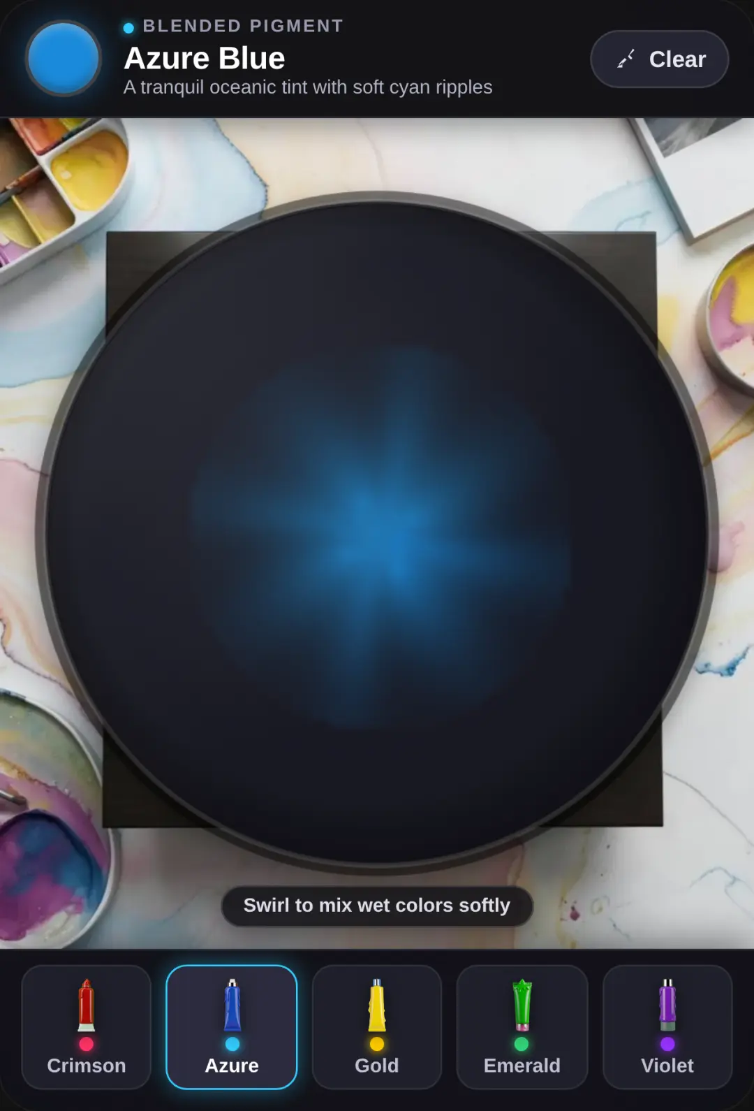 Wet Liquid Color Mixer cover