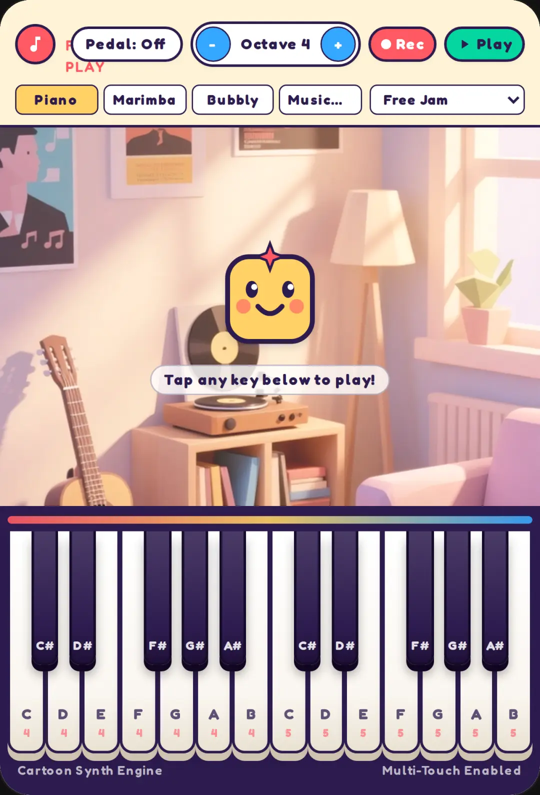 Whimsical Piano cover