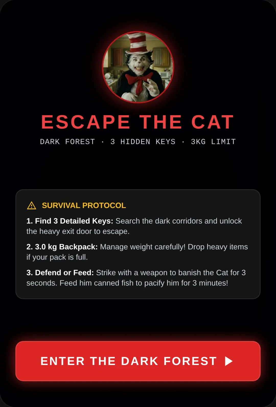 Escape The Cat - Horror Maze cover