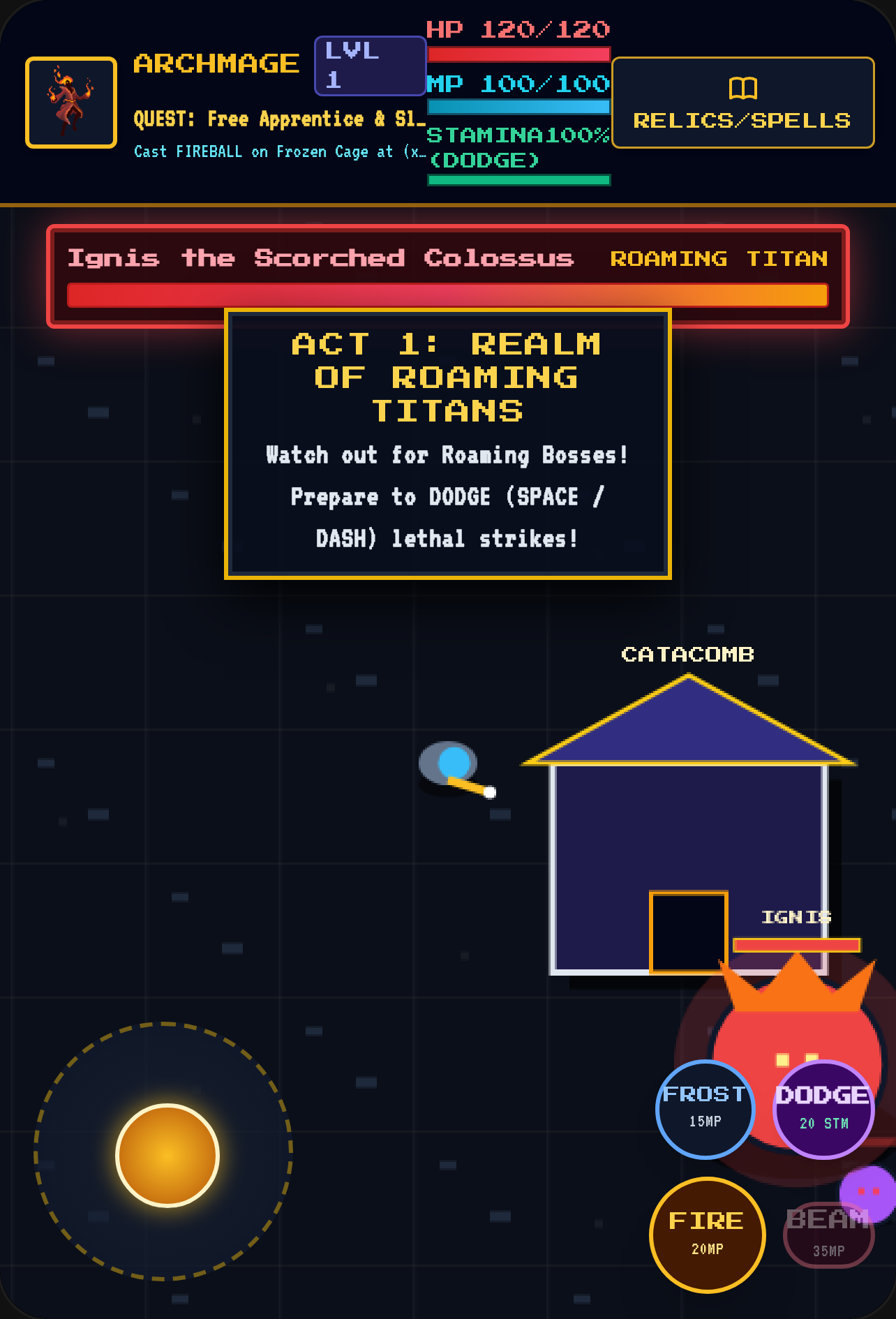 Arcane Grimoire: Realm of Roaming Bosses & Relics cover