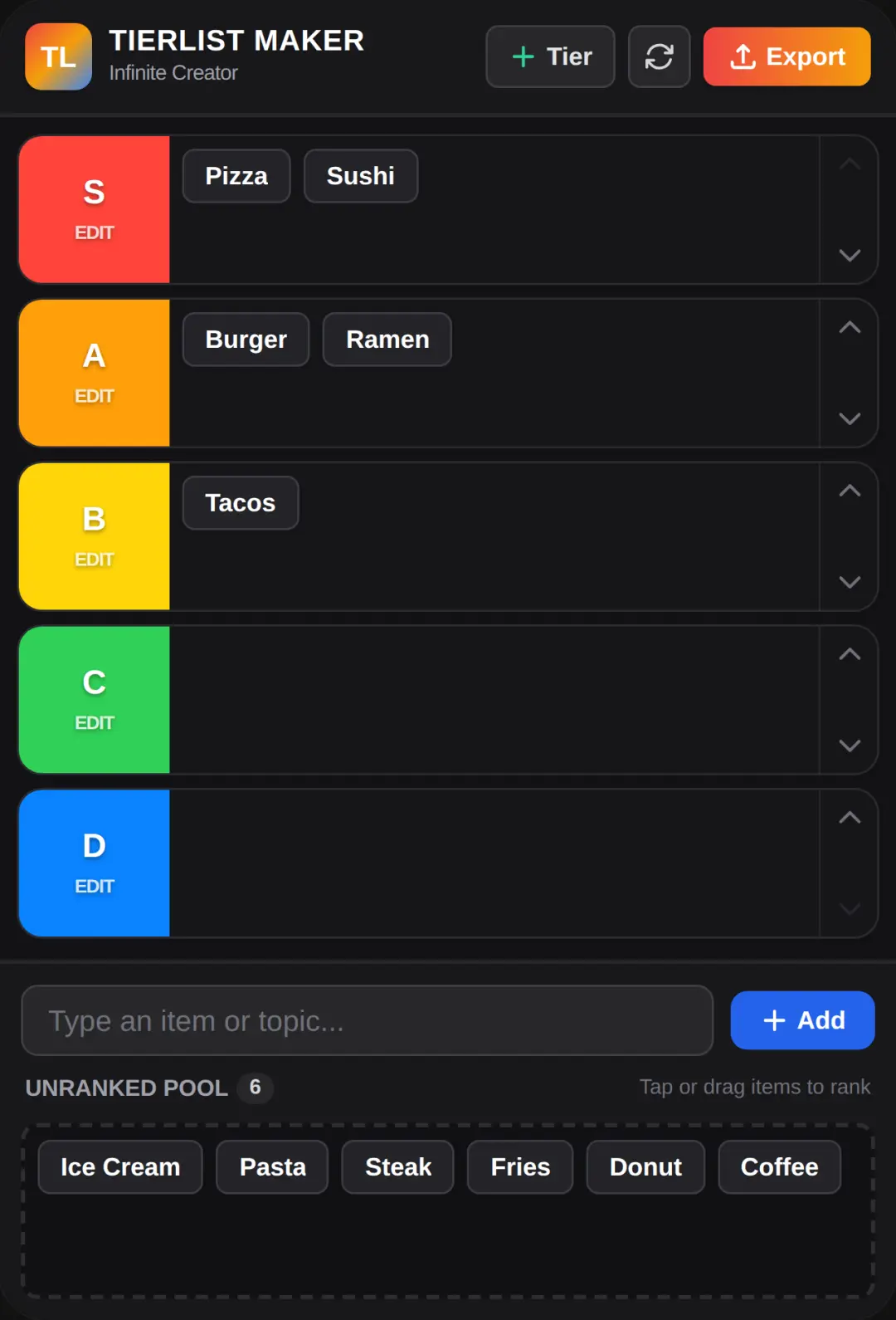 TierList cover