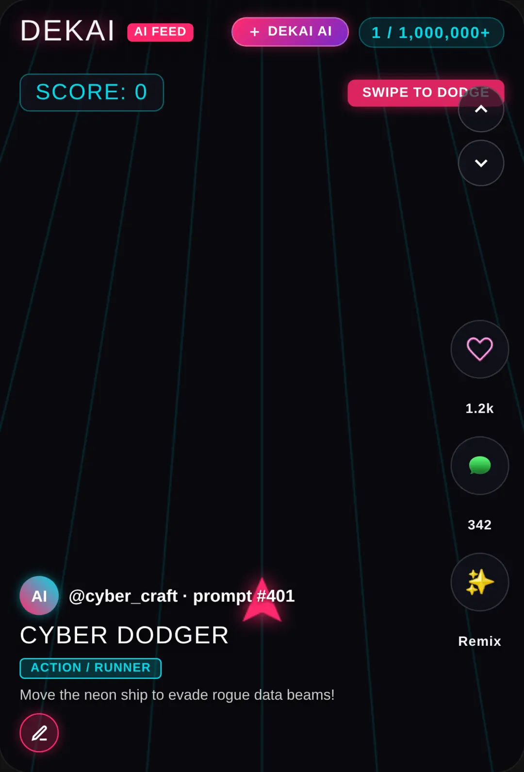 Dekai - AI Game Feed cover