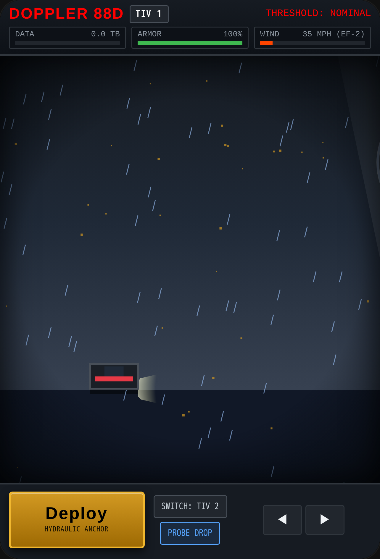 TORNADO INTERCEPT: TIV 1 vs TIV 2 cover