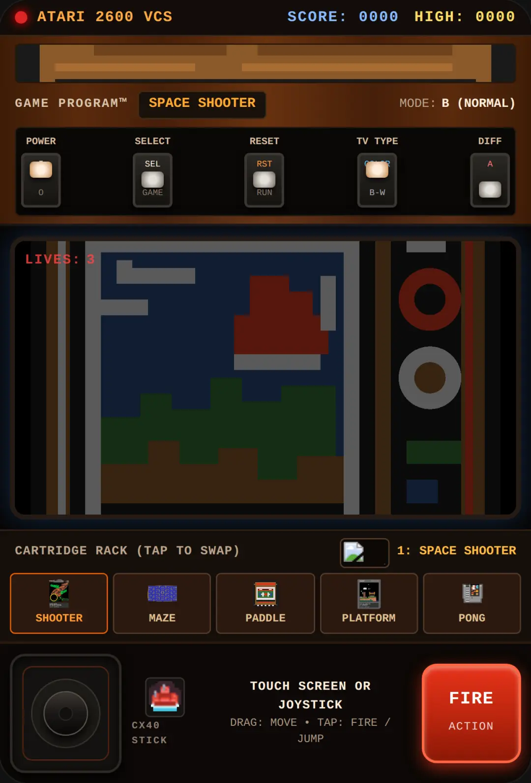Atari 2600 Retro Gaming Console cover
