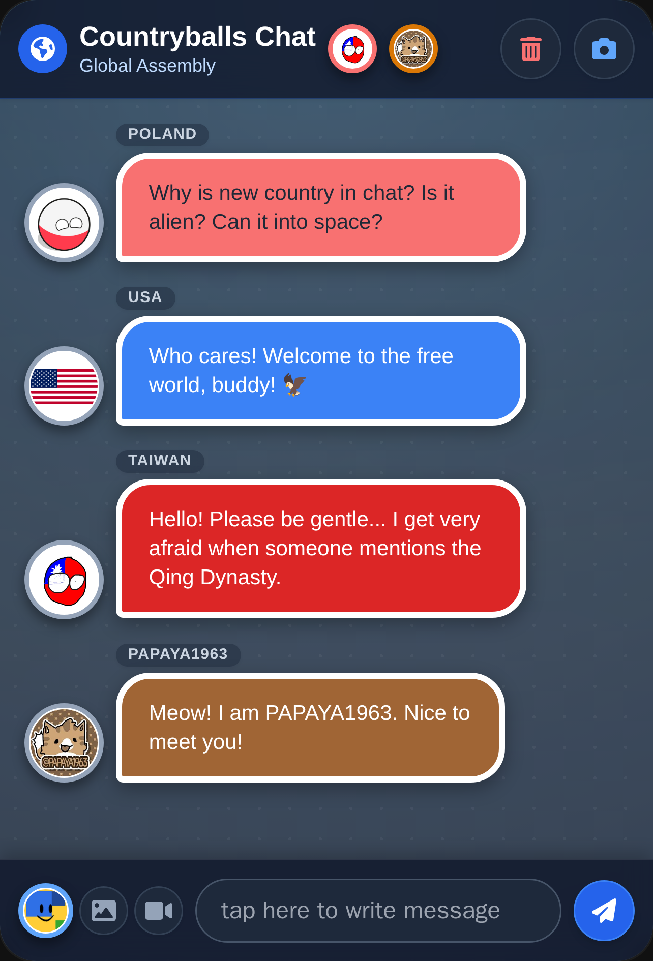 Countryballs Chat cover