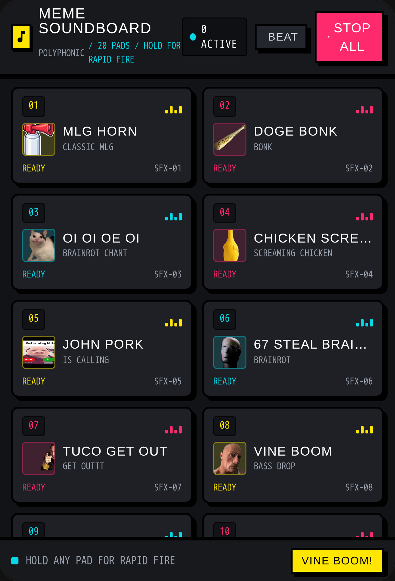 Meme Soundboard cover
