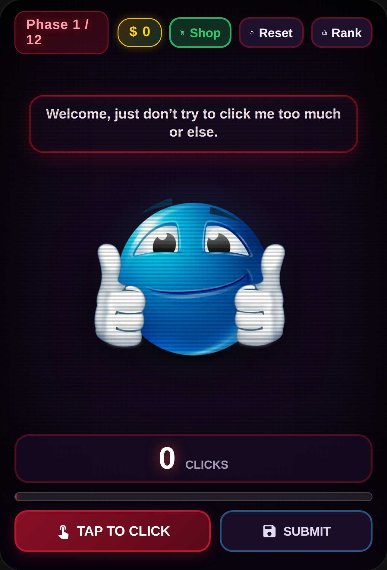Bluemoji Horror Clicker cover
