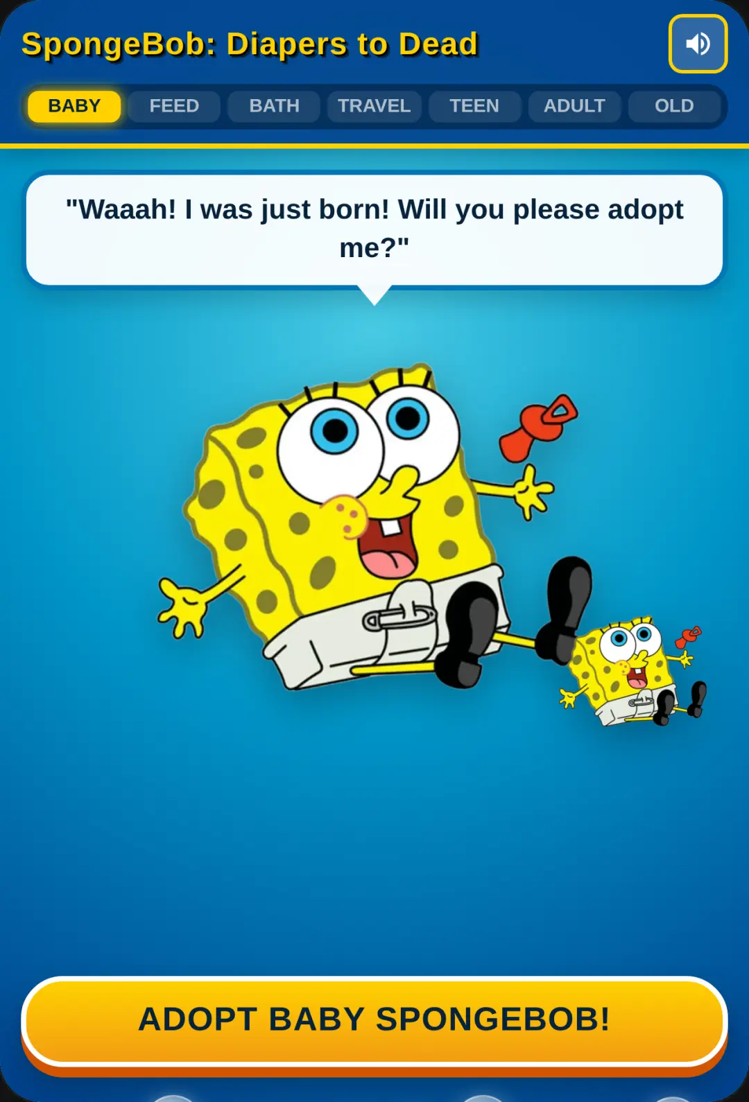 SpongeBob From Diapers to Dead cover