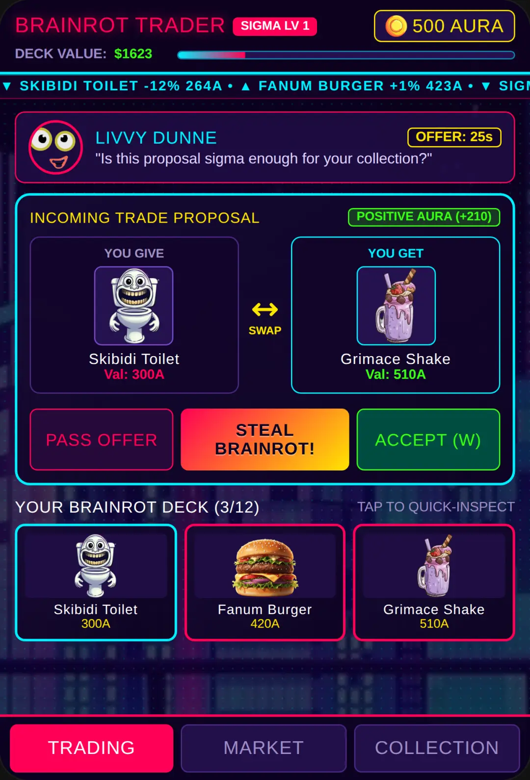 Steal A Brainrot - Trading Event cover
