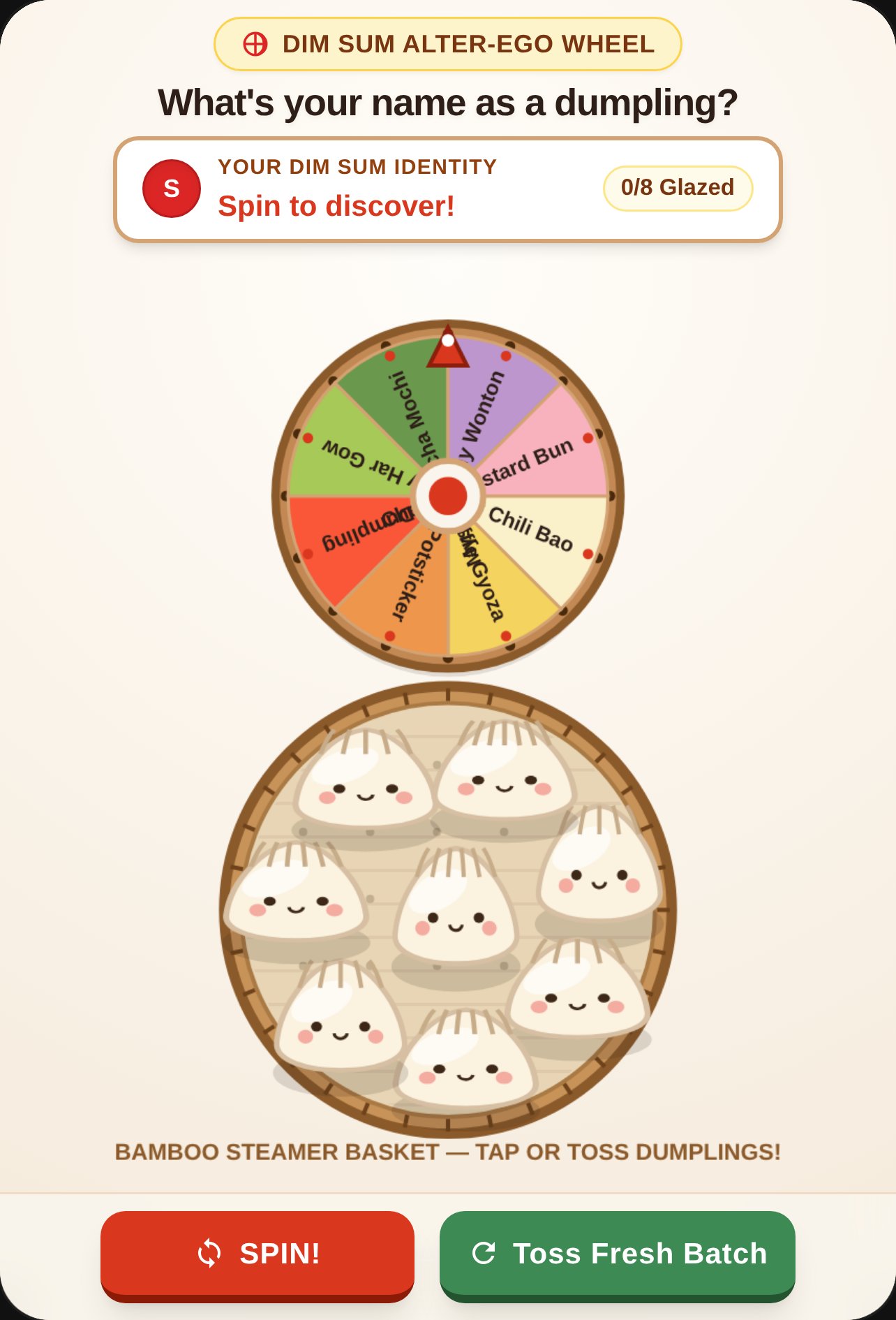 What's Your Name as a Dumpling? cover