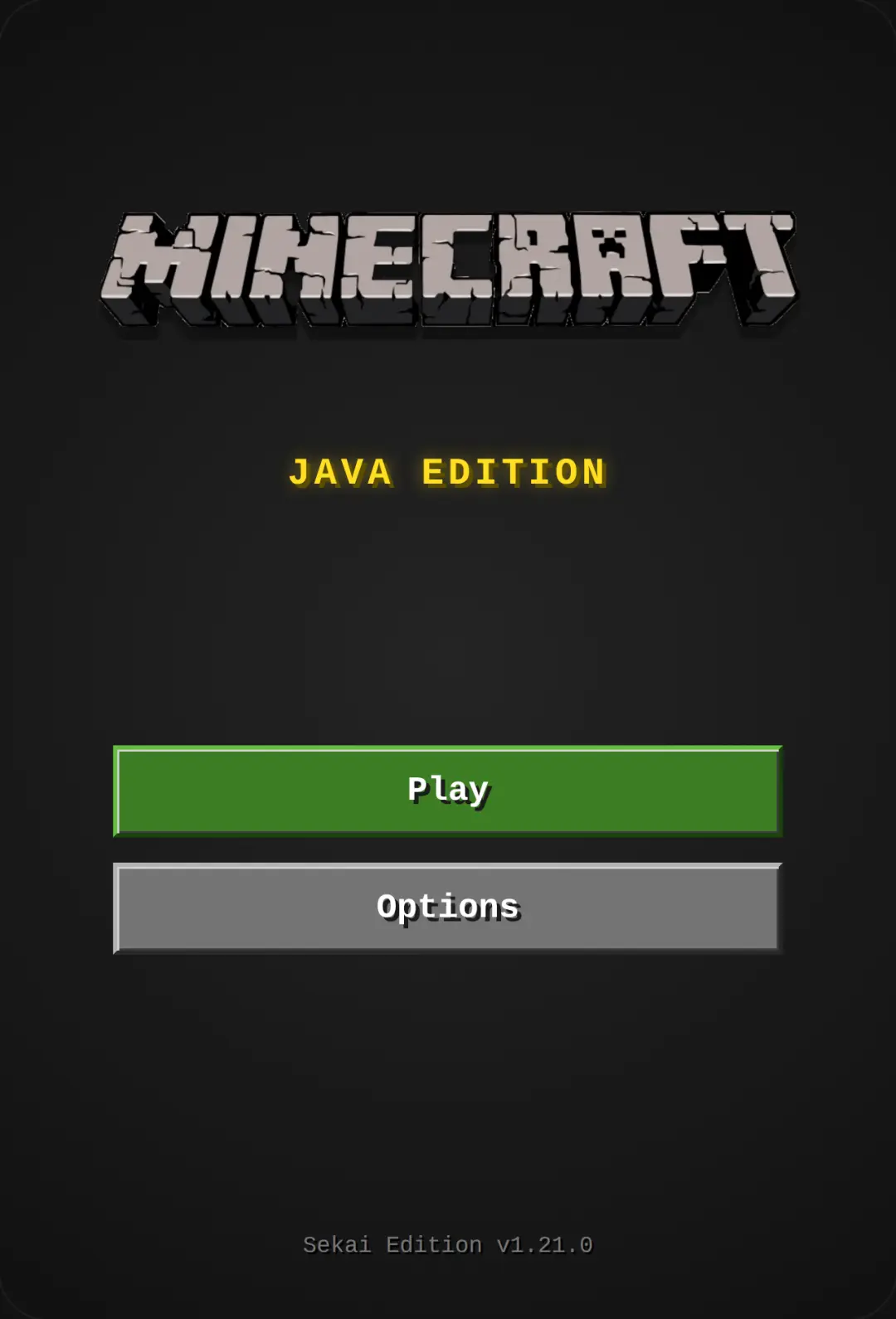 Minecraft Java Edition mobile cover