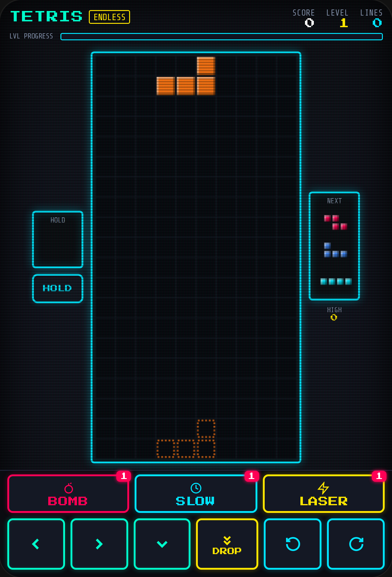Retro Tetris Arcade cover