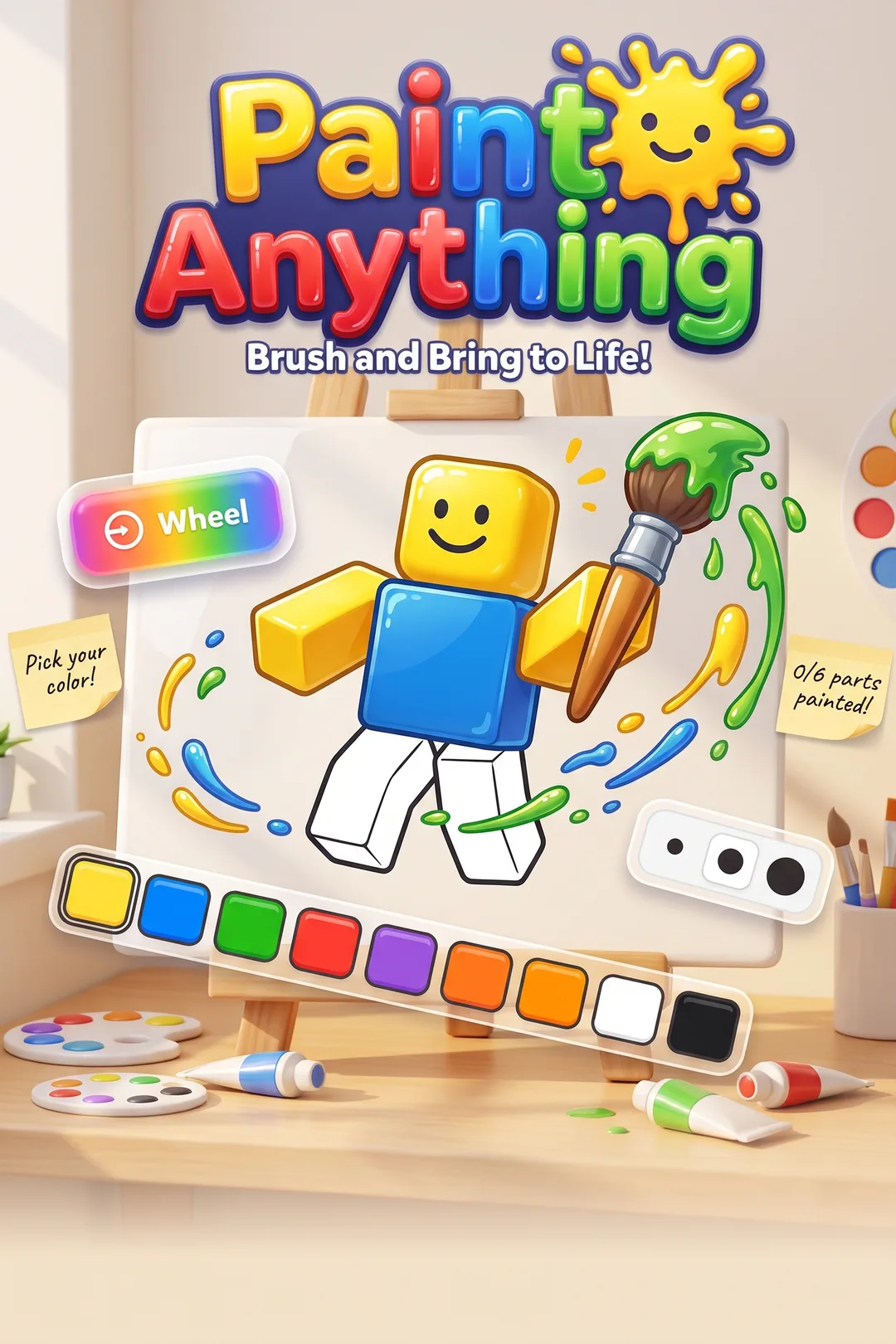 Paint Anything #bb #paint #roblox #minecraft #cute #horror #viral #simulator