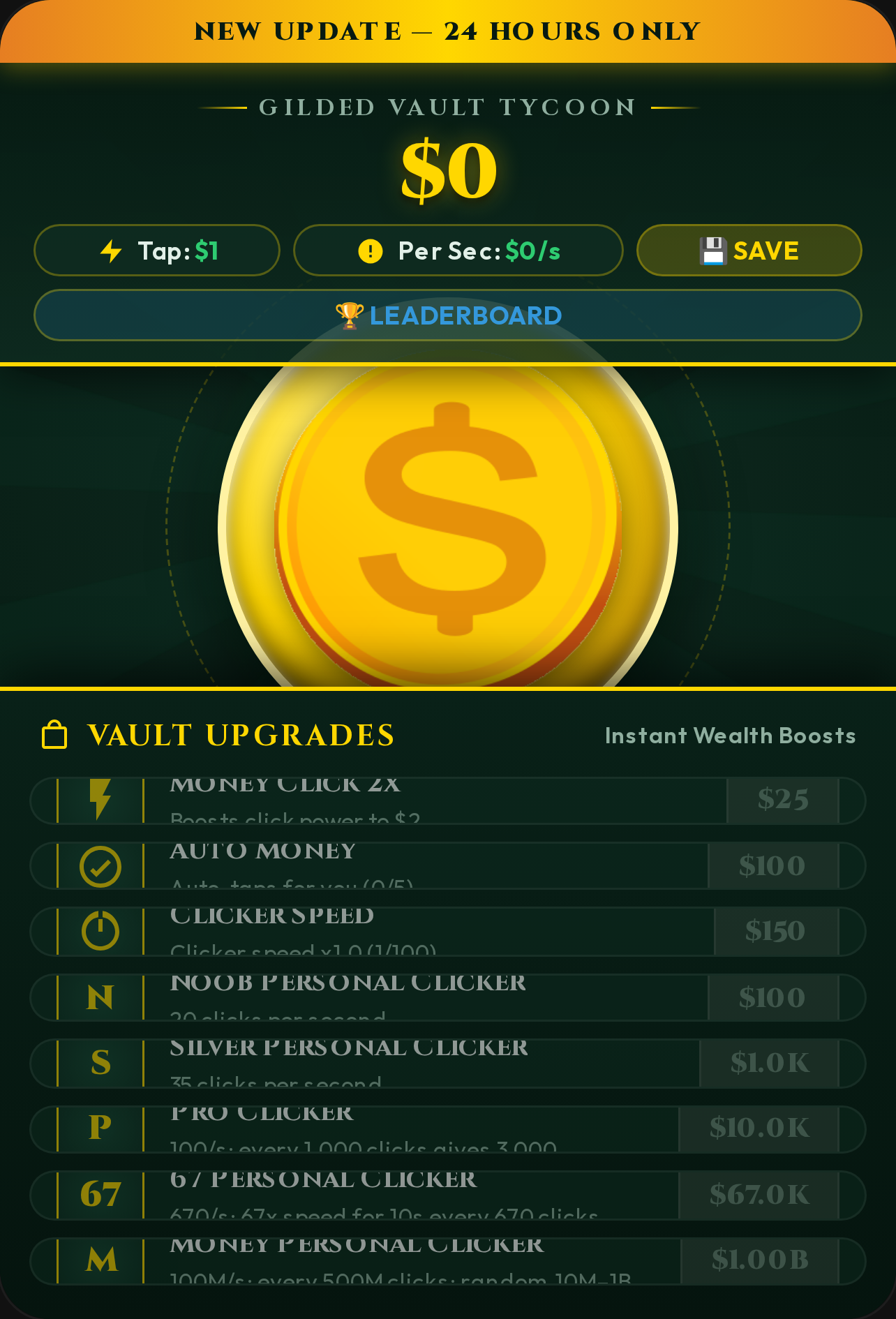 Money Clicker cover