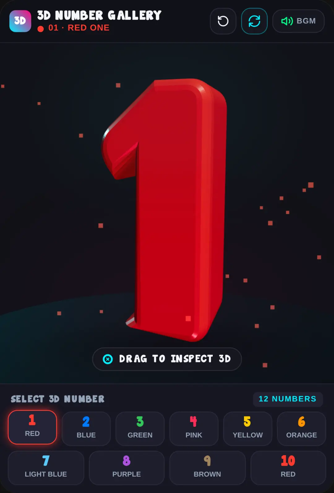 3D Number Gallery cover