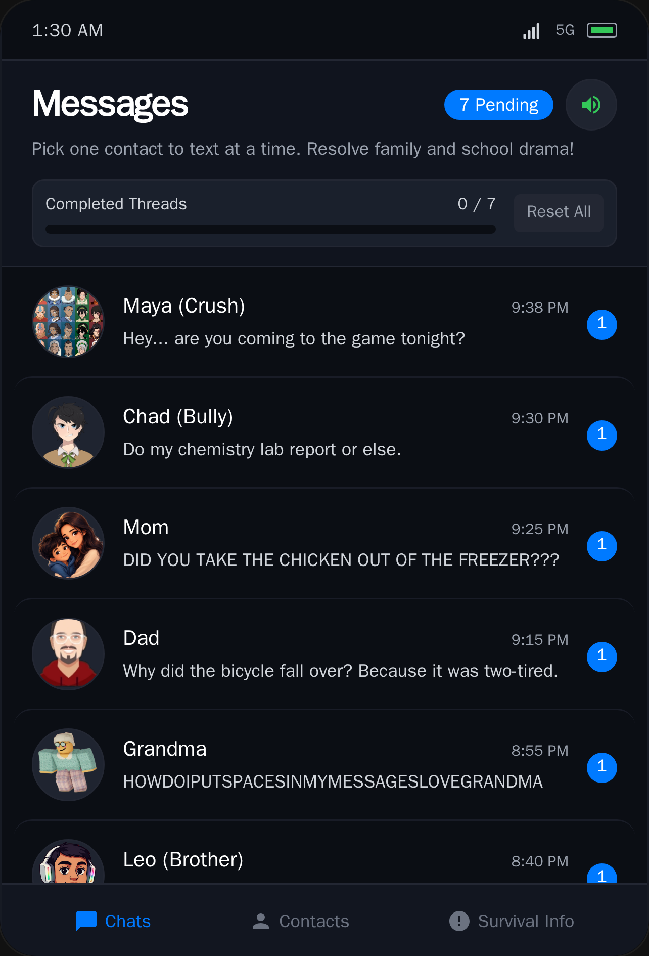 Phone Simulator: Text Them All cover