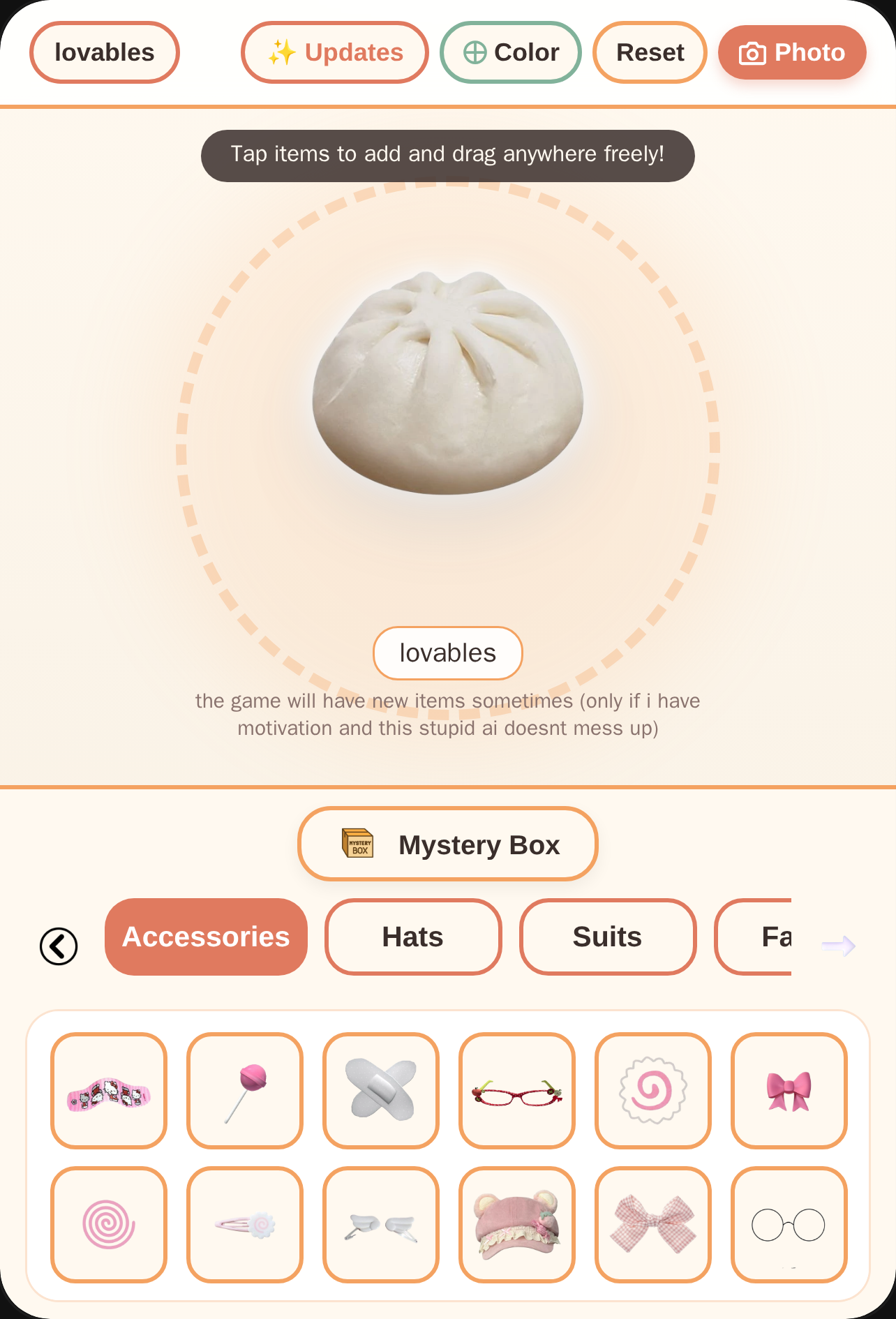 Dumpling customizer! -by lovables (plz creds if remix) cover