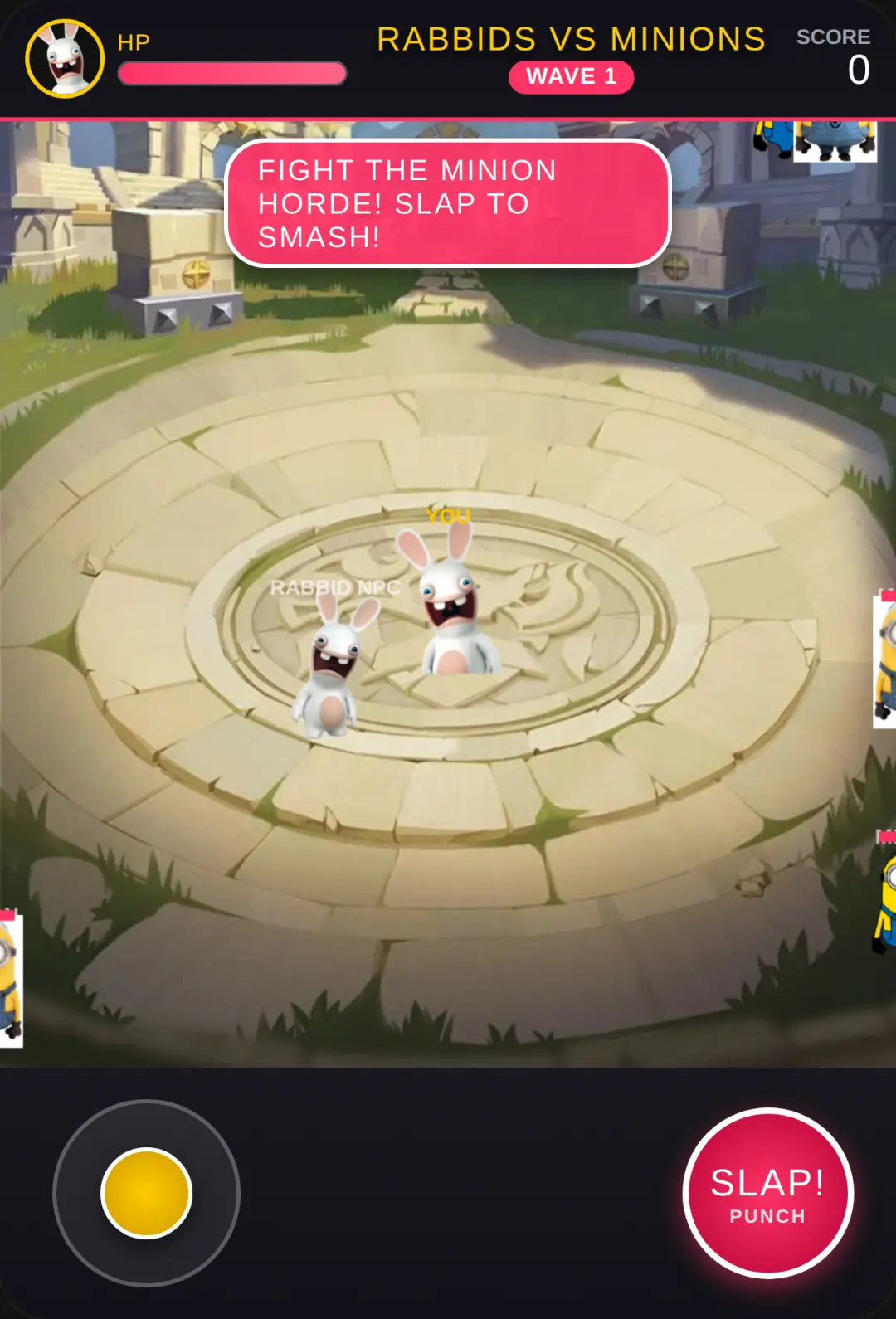 Rabbids vs Minions cover