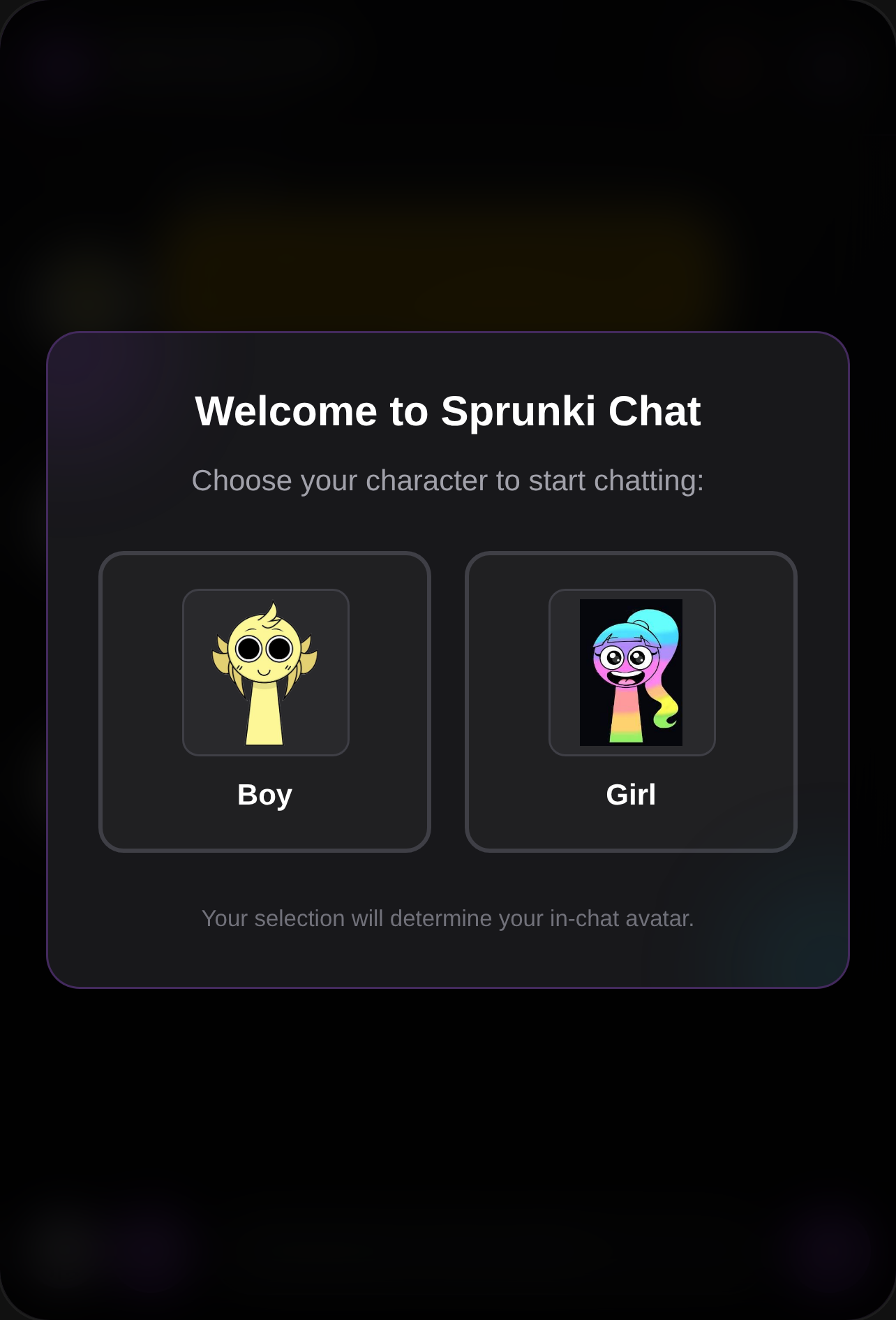 Sprunki Chat cover