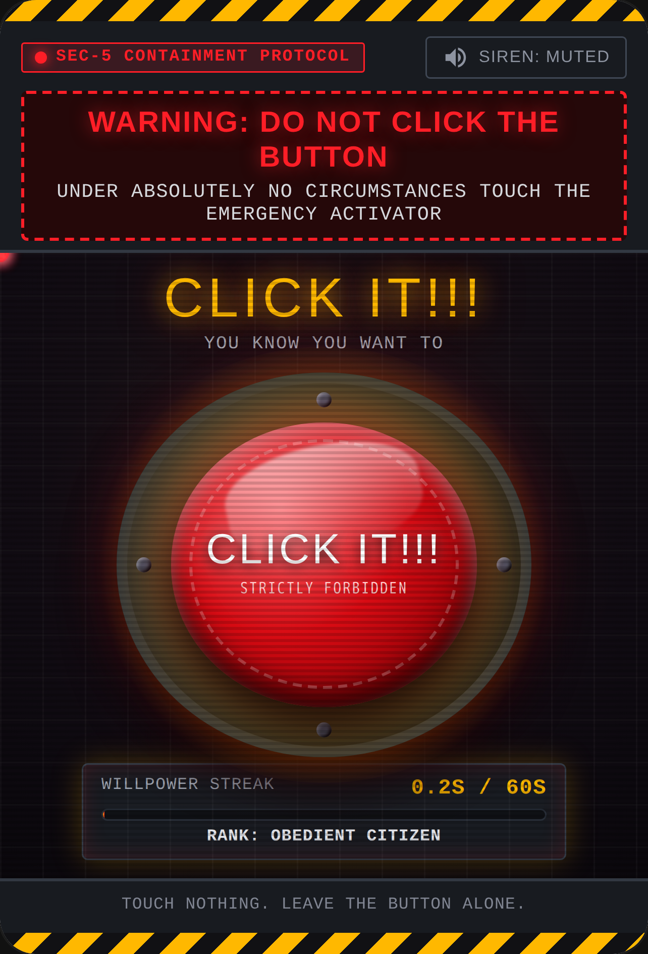 DO NOT CLICK cover