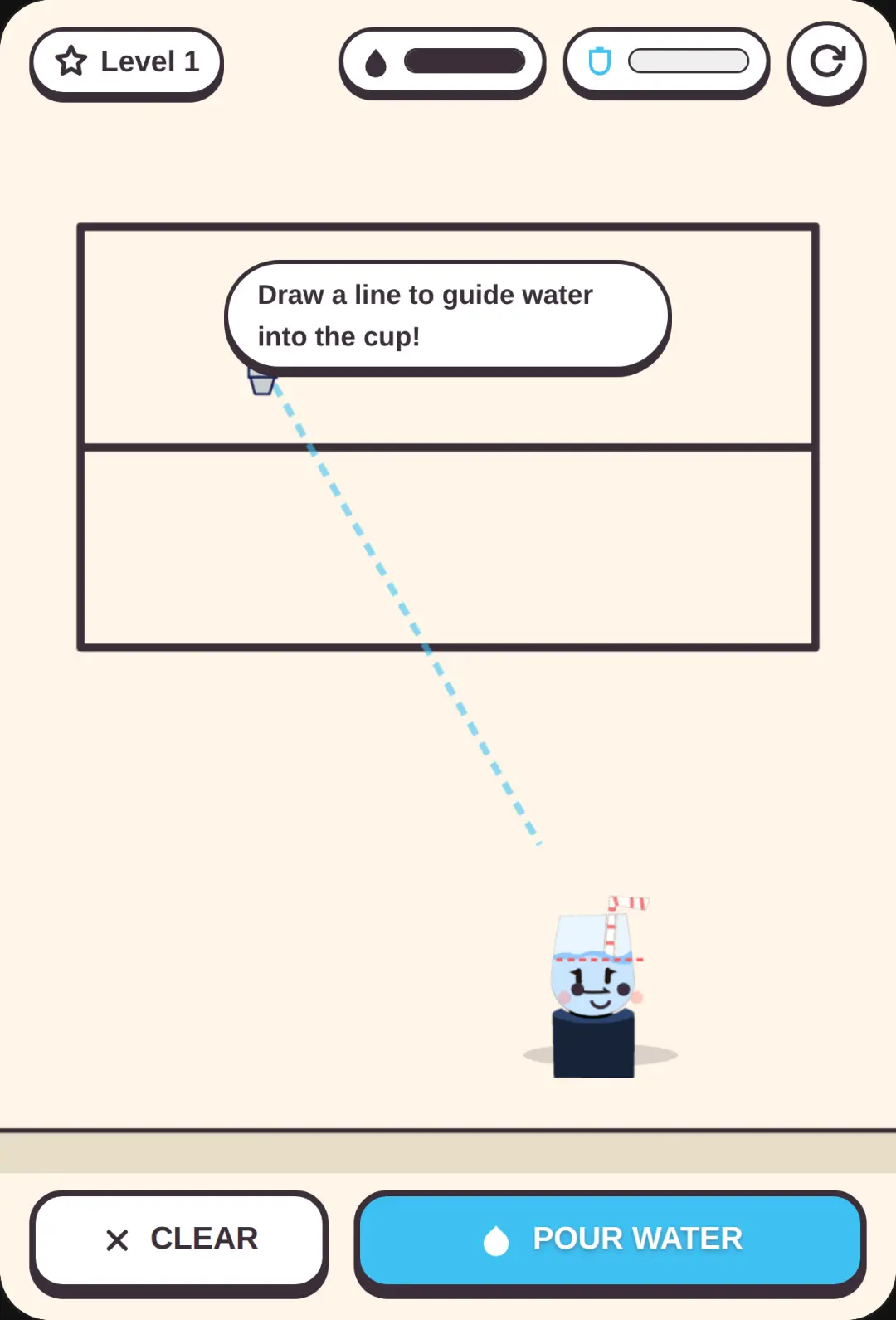 Fill The Cup! - 2D Physics Puzzle cover