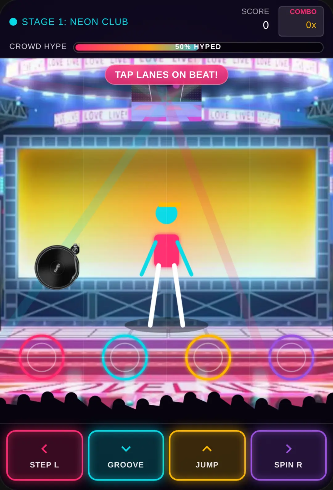 Neon Dance-Off Arena cover