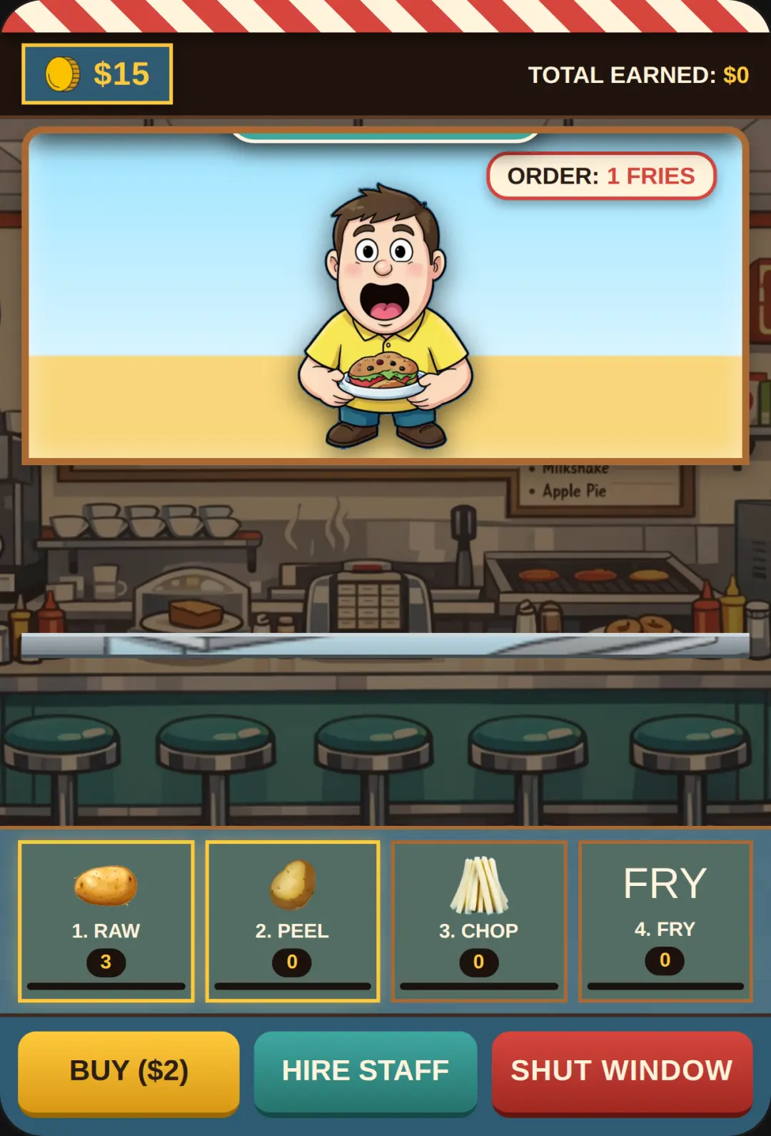 Spud's Fry Stand cover